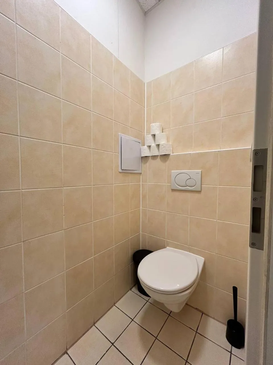 Toilet in Powder Tower Suites