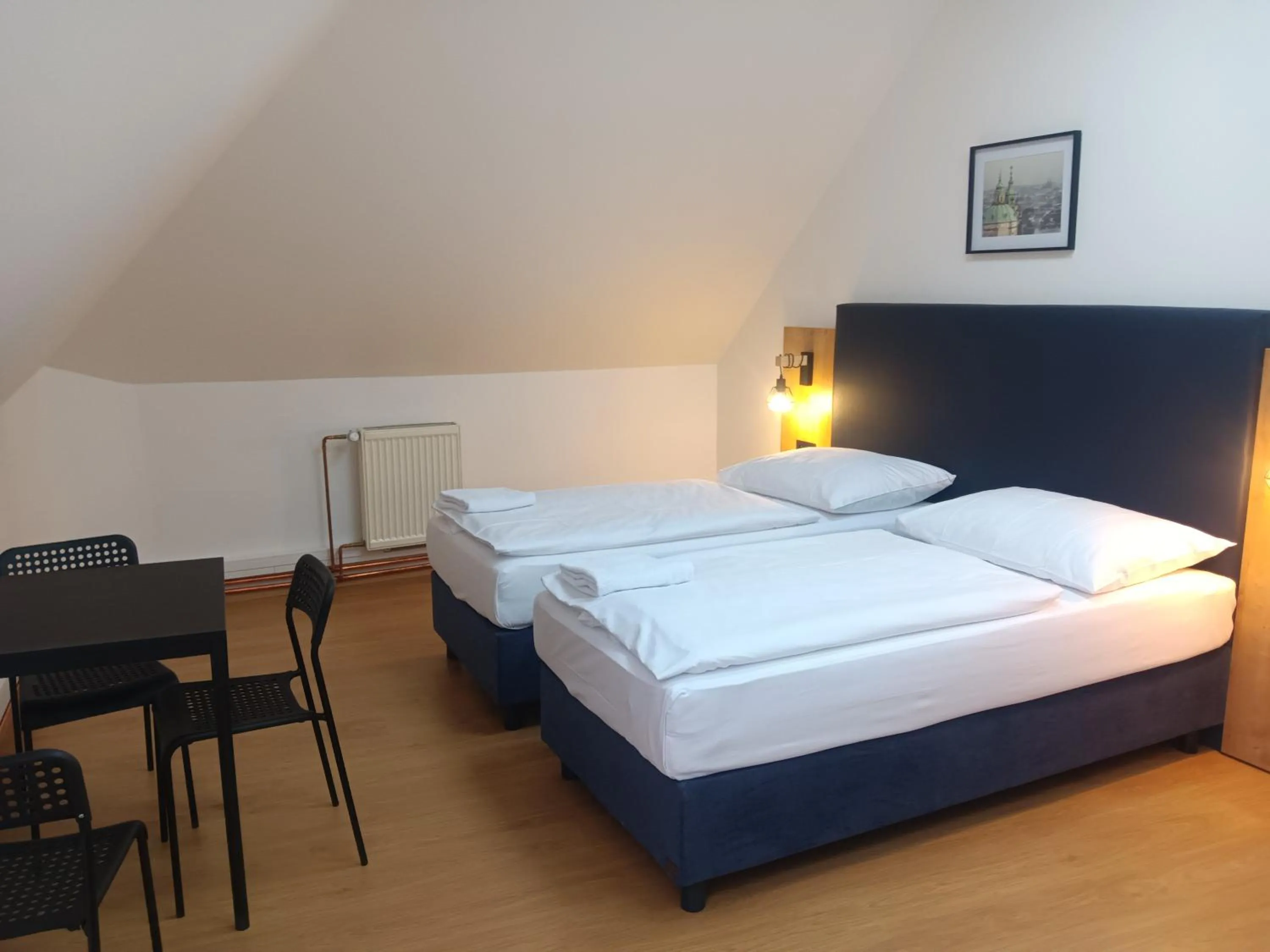 Bed in Powder Tower Suites