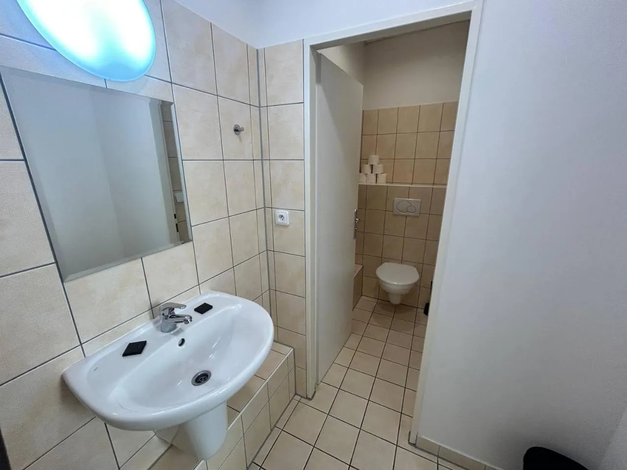 Shower in Powder Tower Suites