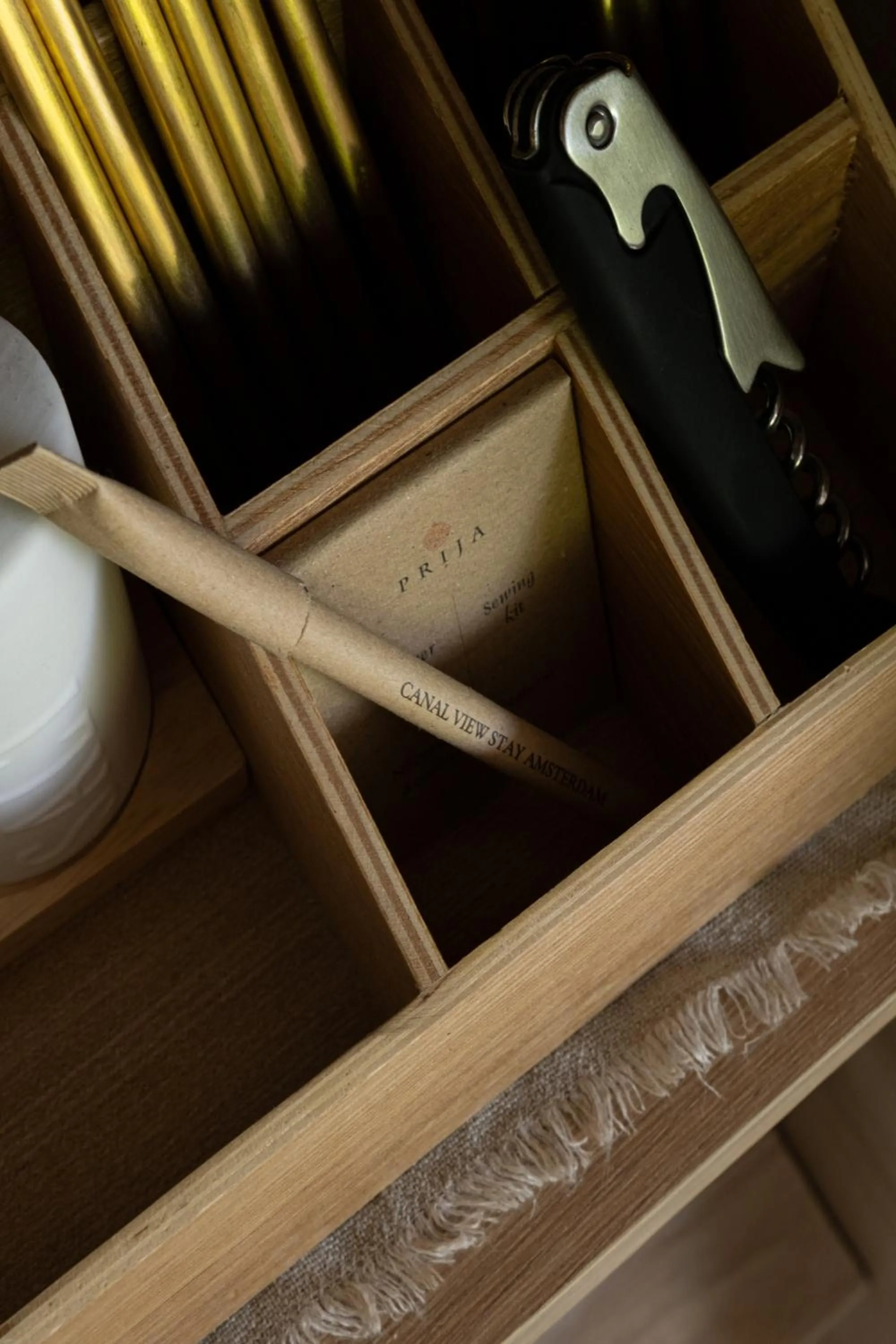 Decorative detail in Canal View Stay Amsterdam