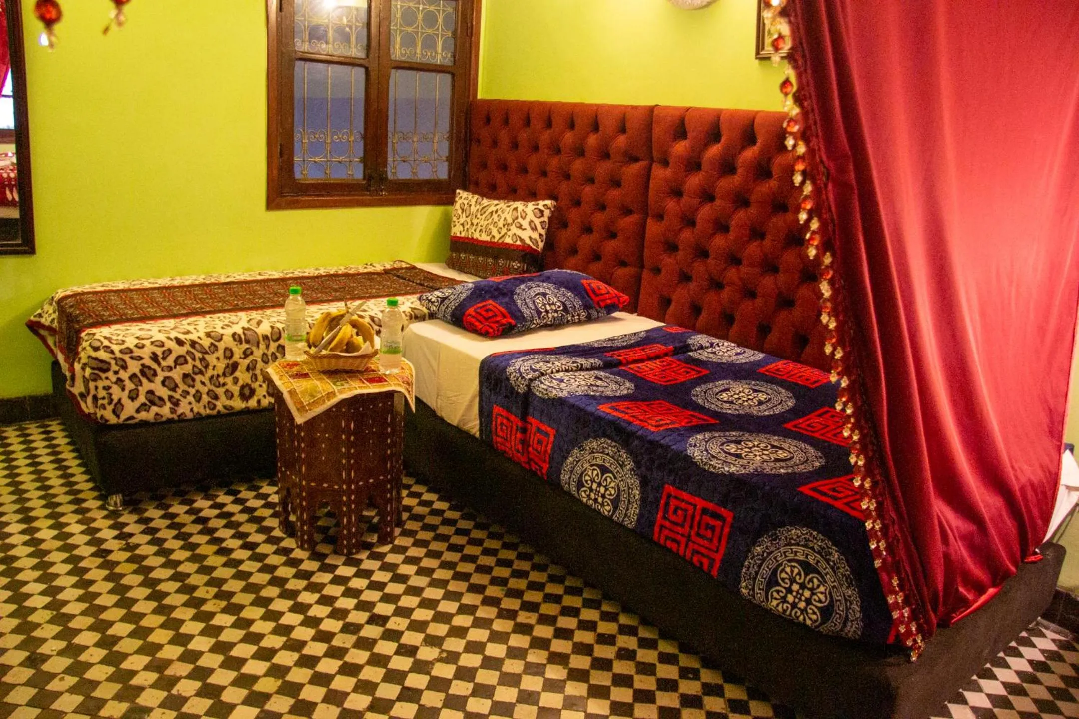 Bed in Riad Baba