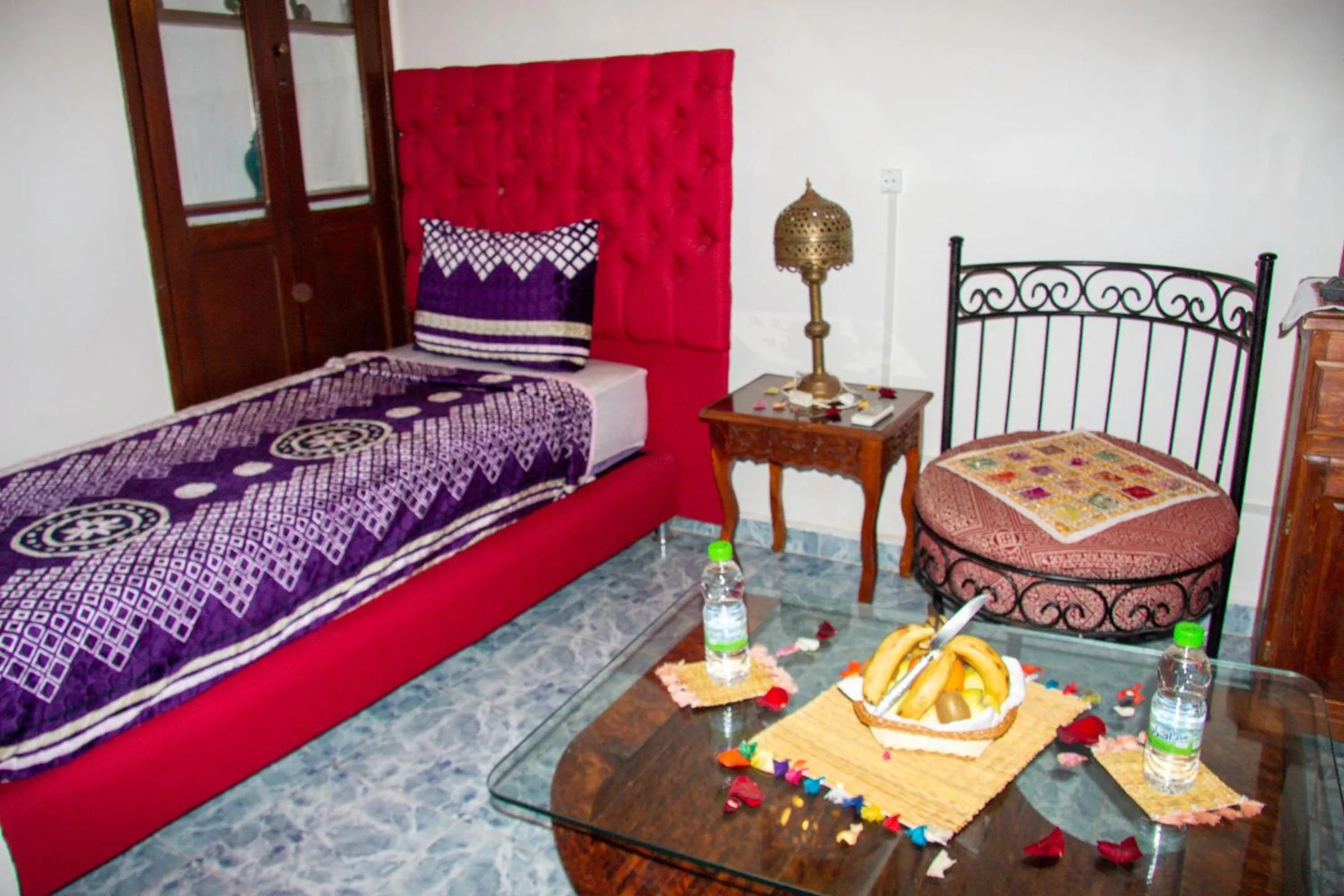 Bed in Riad Baba