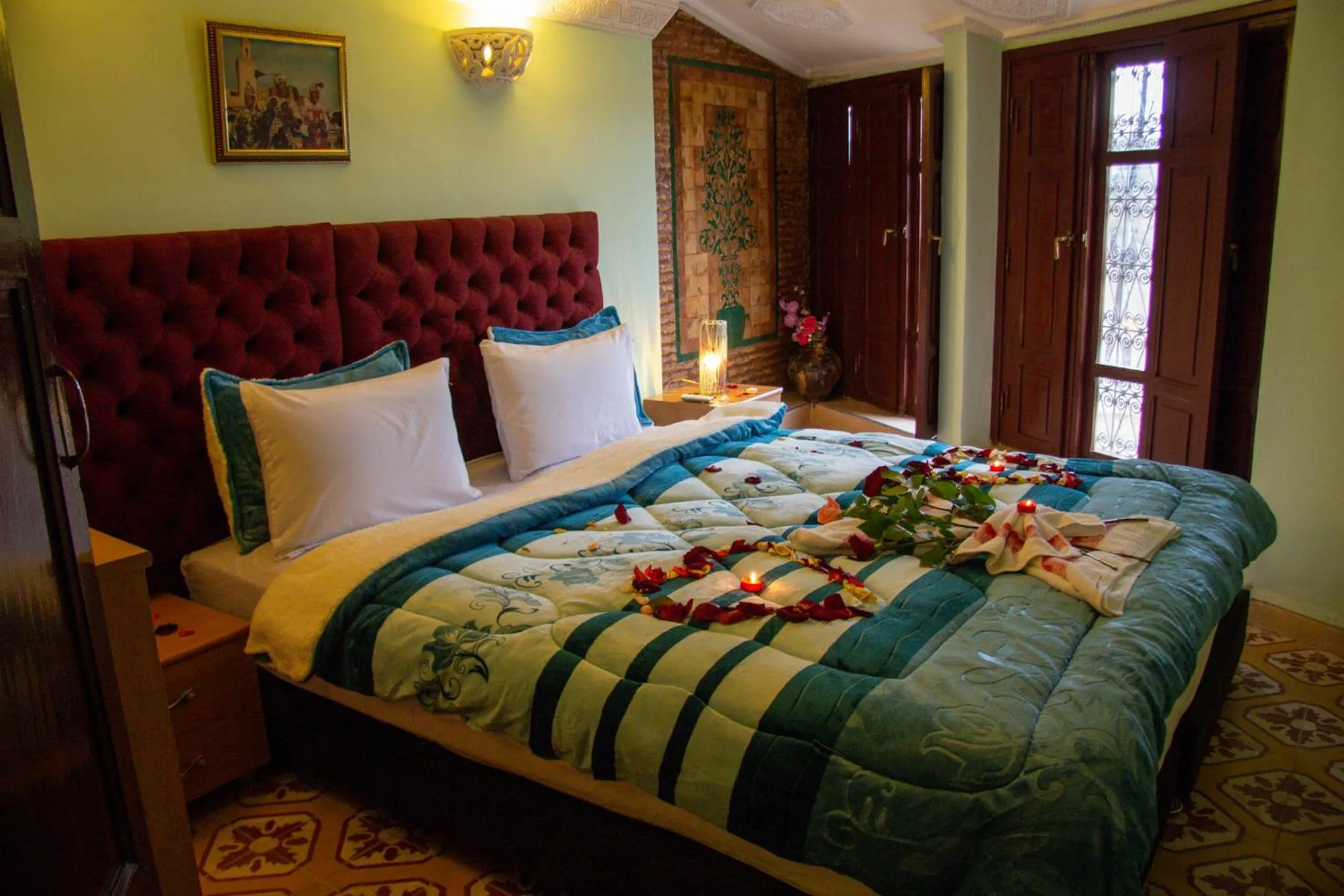 Bedroom, Bed in Riad Baba