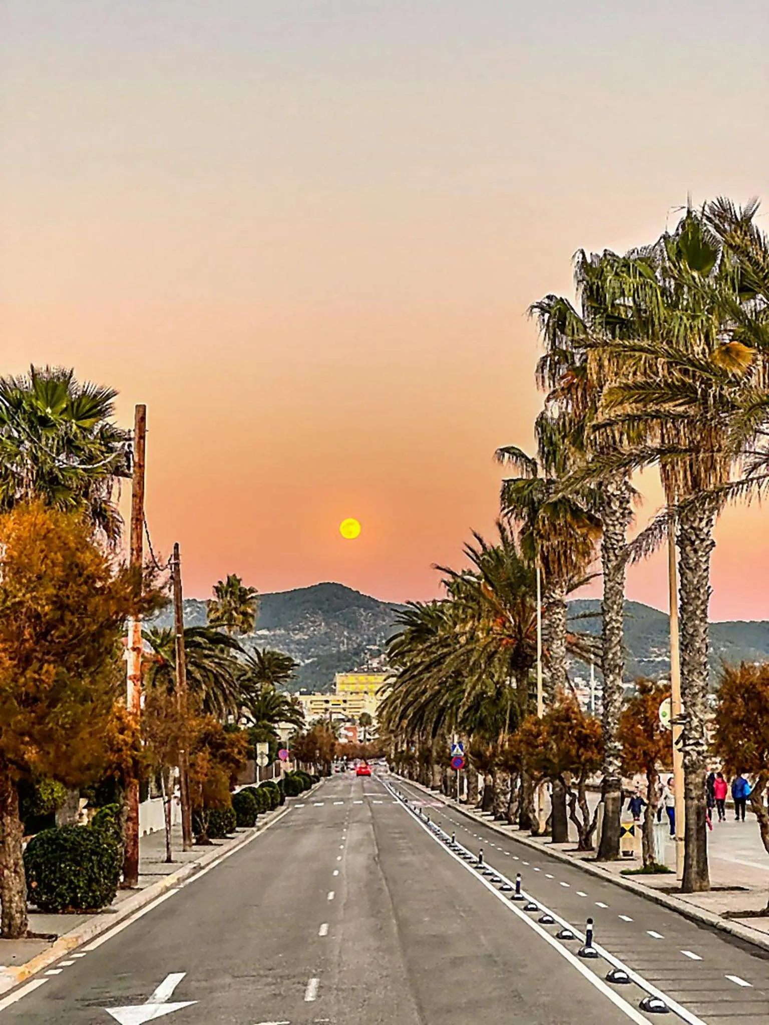 Bird's eye view in Modern Duplex in Sitges with Private Parking, Sea Views & Terrace