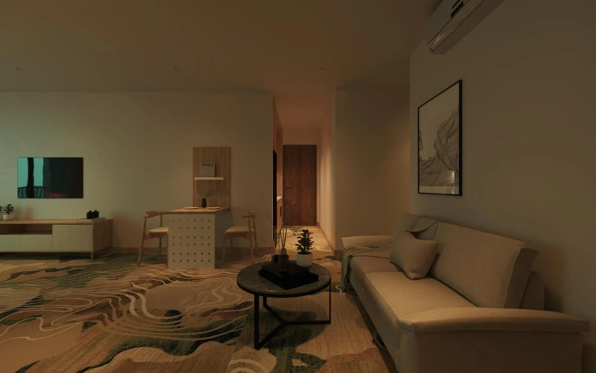 TV and multimedia in Fukurai Boutique Apartments Ha Noi