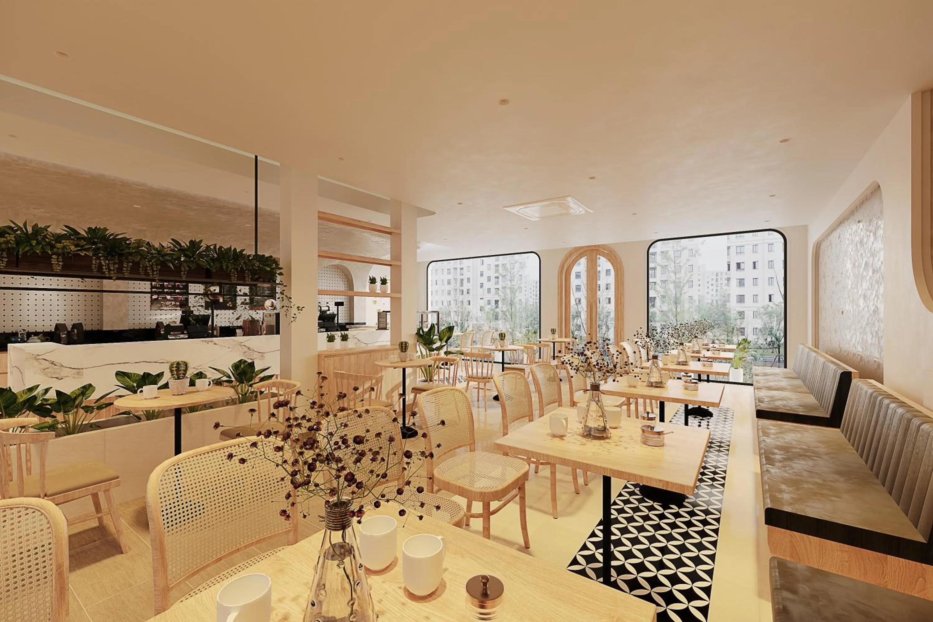 Restaurant/places to eat in Fukurai Boutique Apartments Ha Noi