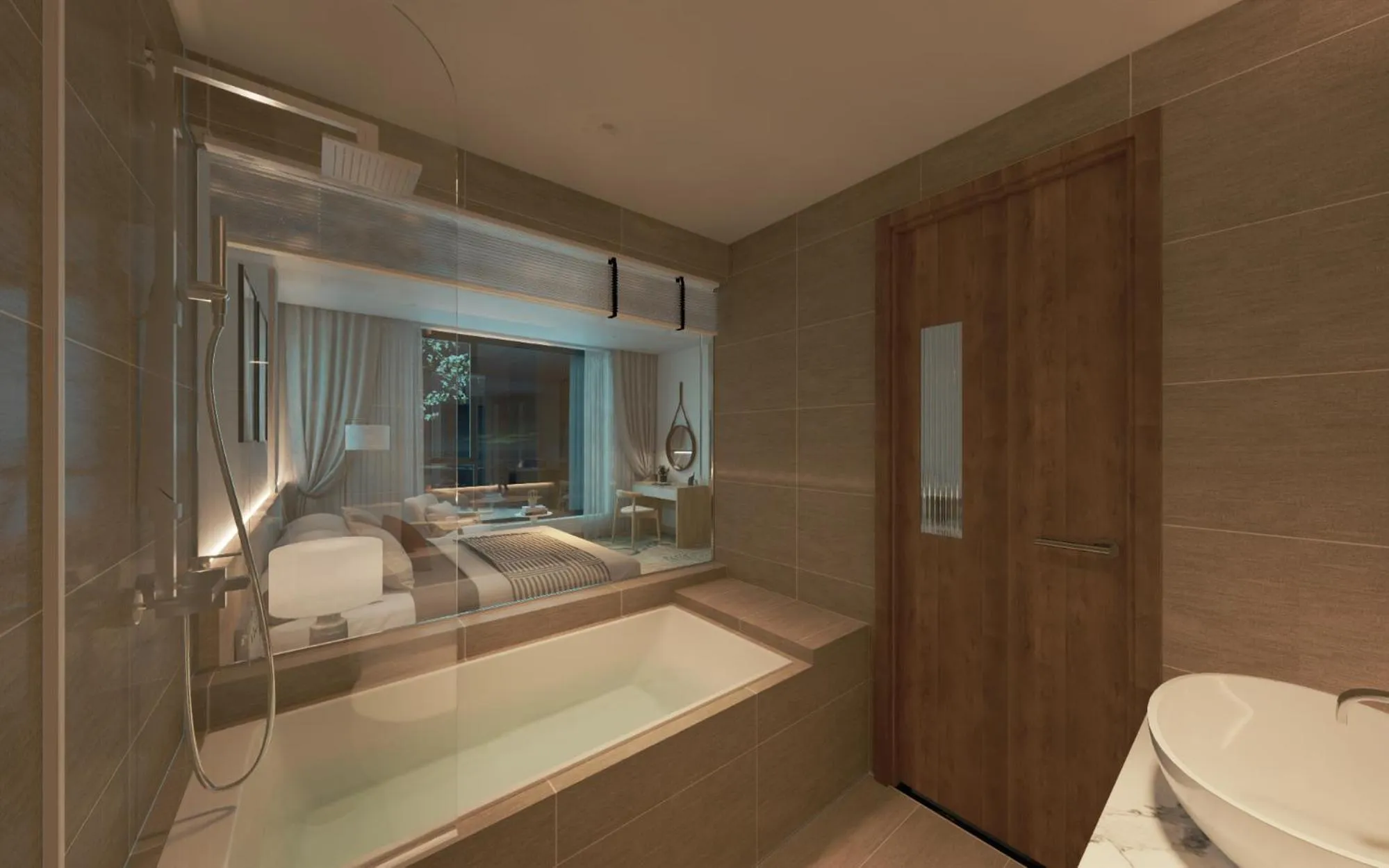 Bed in Fukurai Boutique Apartments Ha Noi