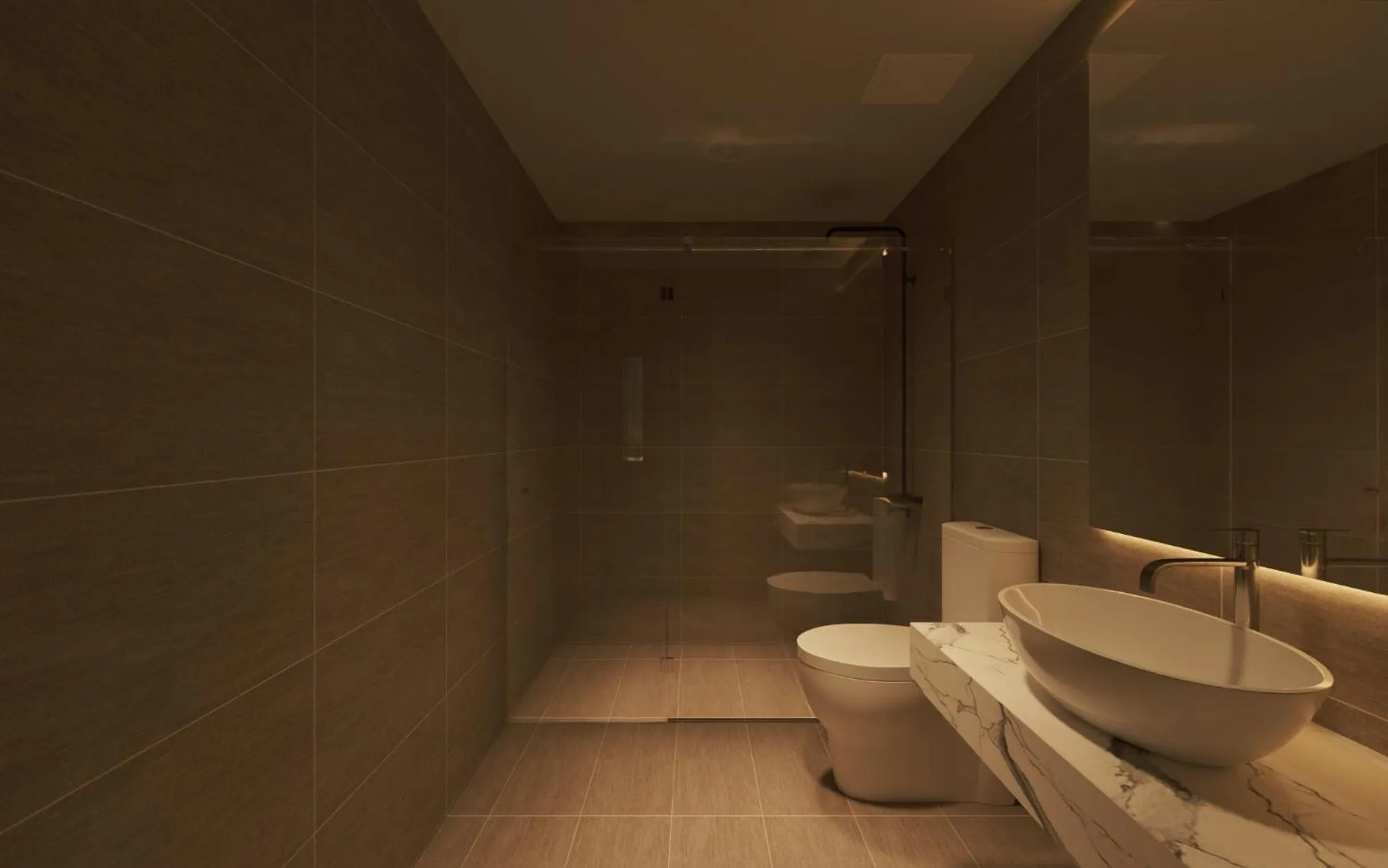 Toilet in Fukurai Boutique Apartments Ha Noi