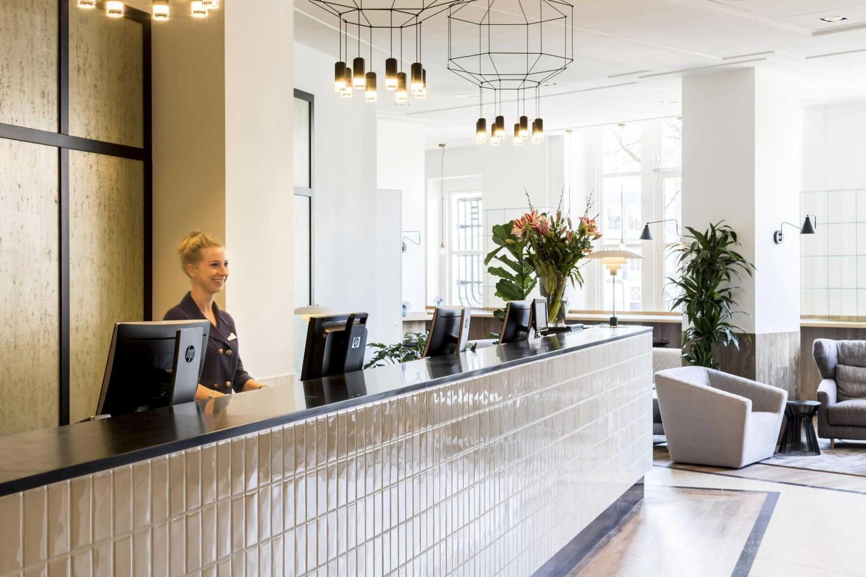 Lobby or reception in NH City Centre Amsterdam