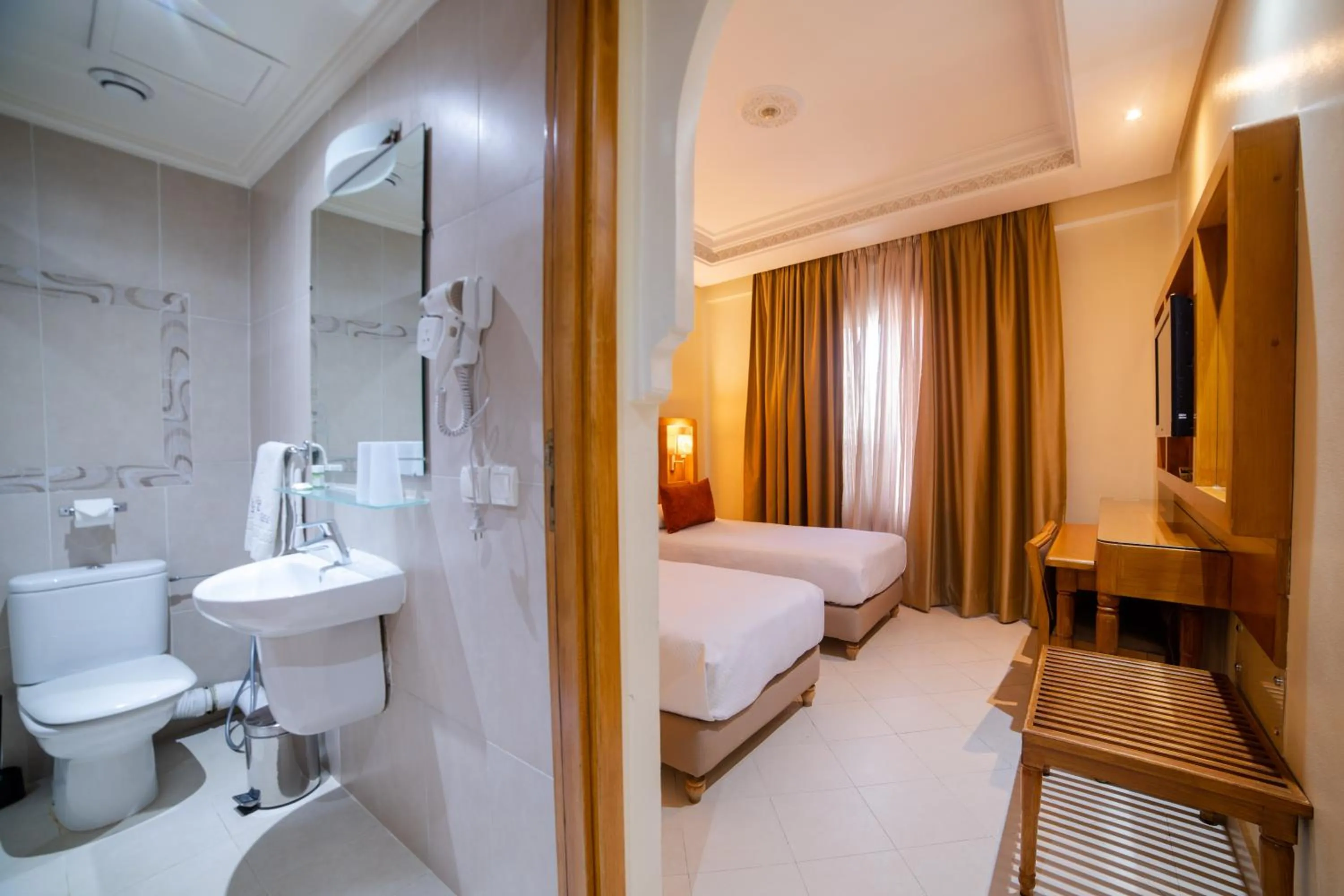 Bed in Hotel Palais Al Bahja