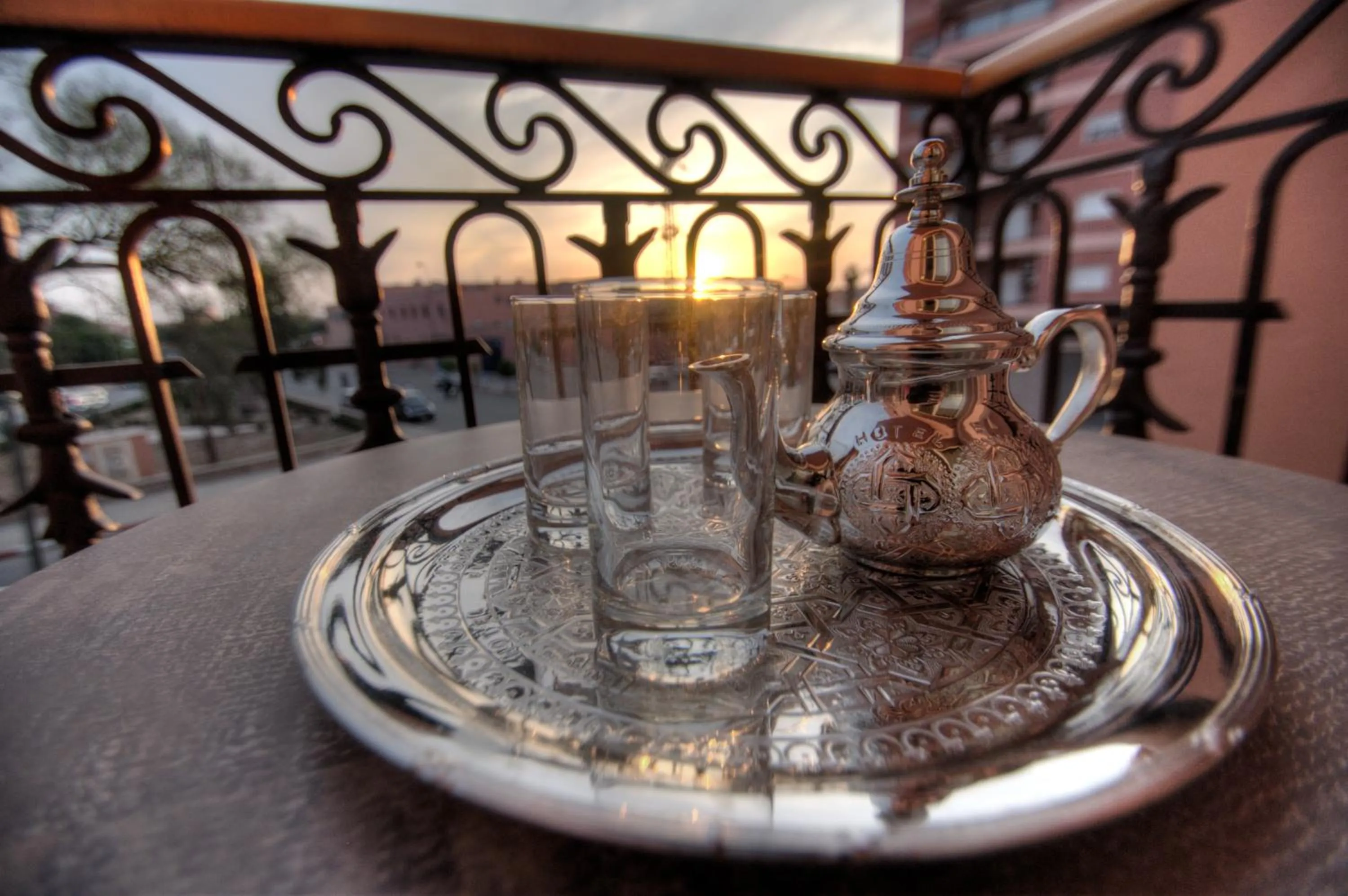 Food and drinks in Hotel Palais Al Bahja