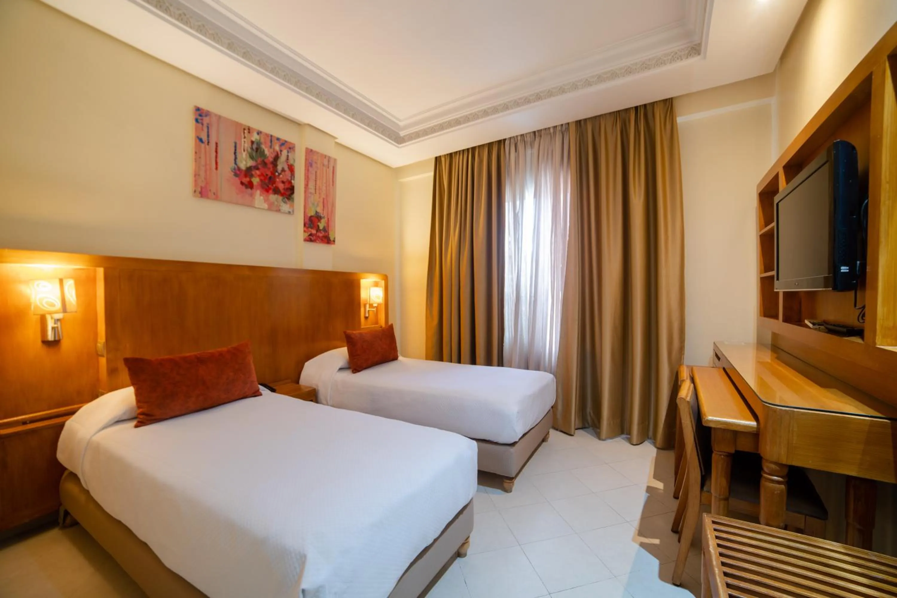 Bed in Hotel Palais Al Bahja