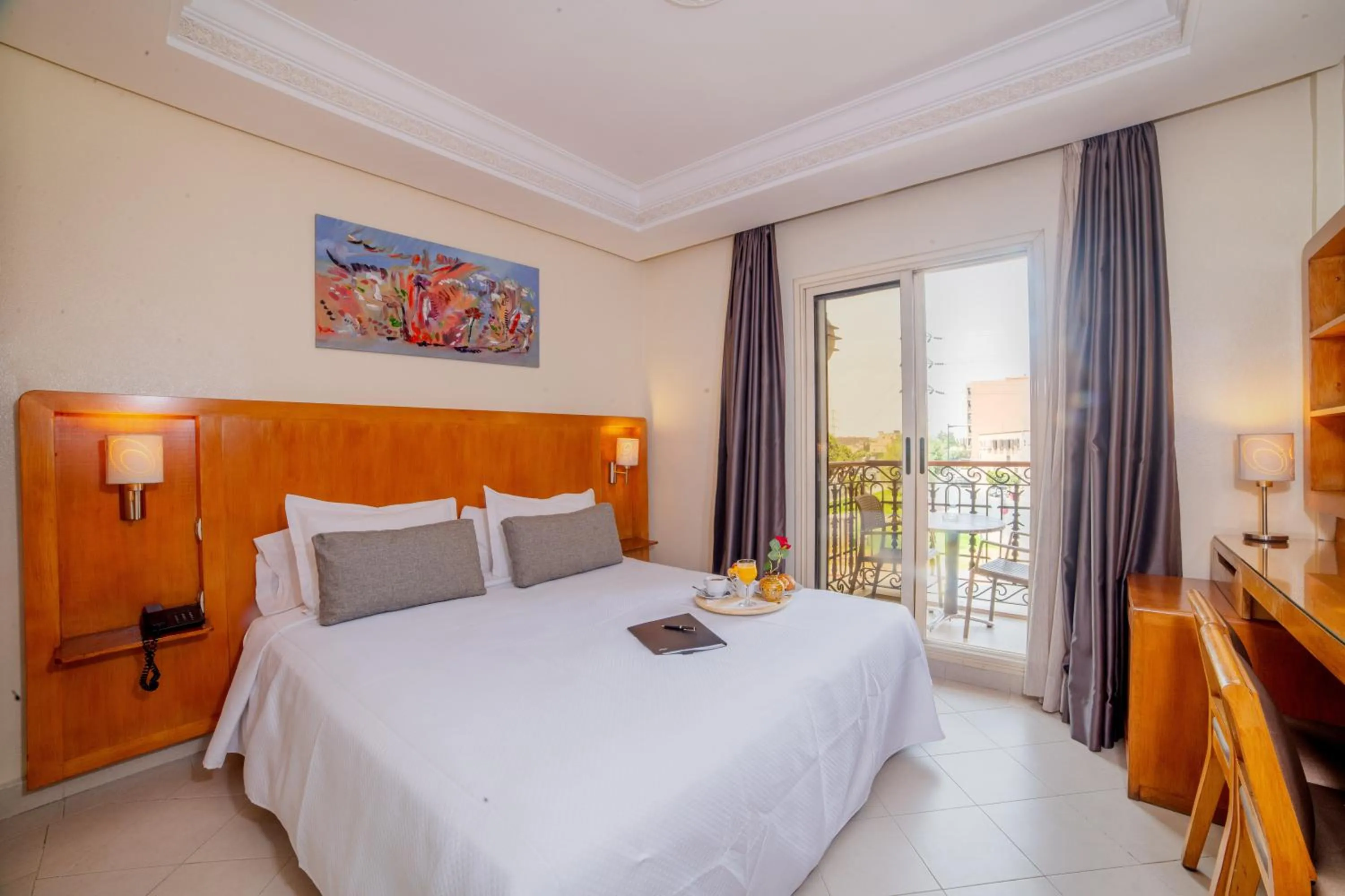 Bed in Hotel Palais Al Bahja