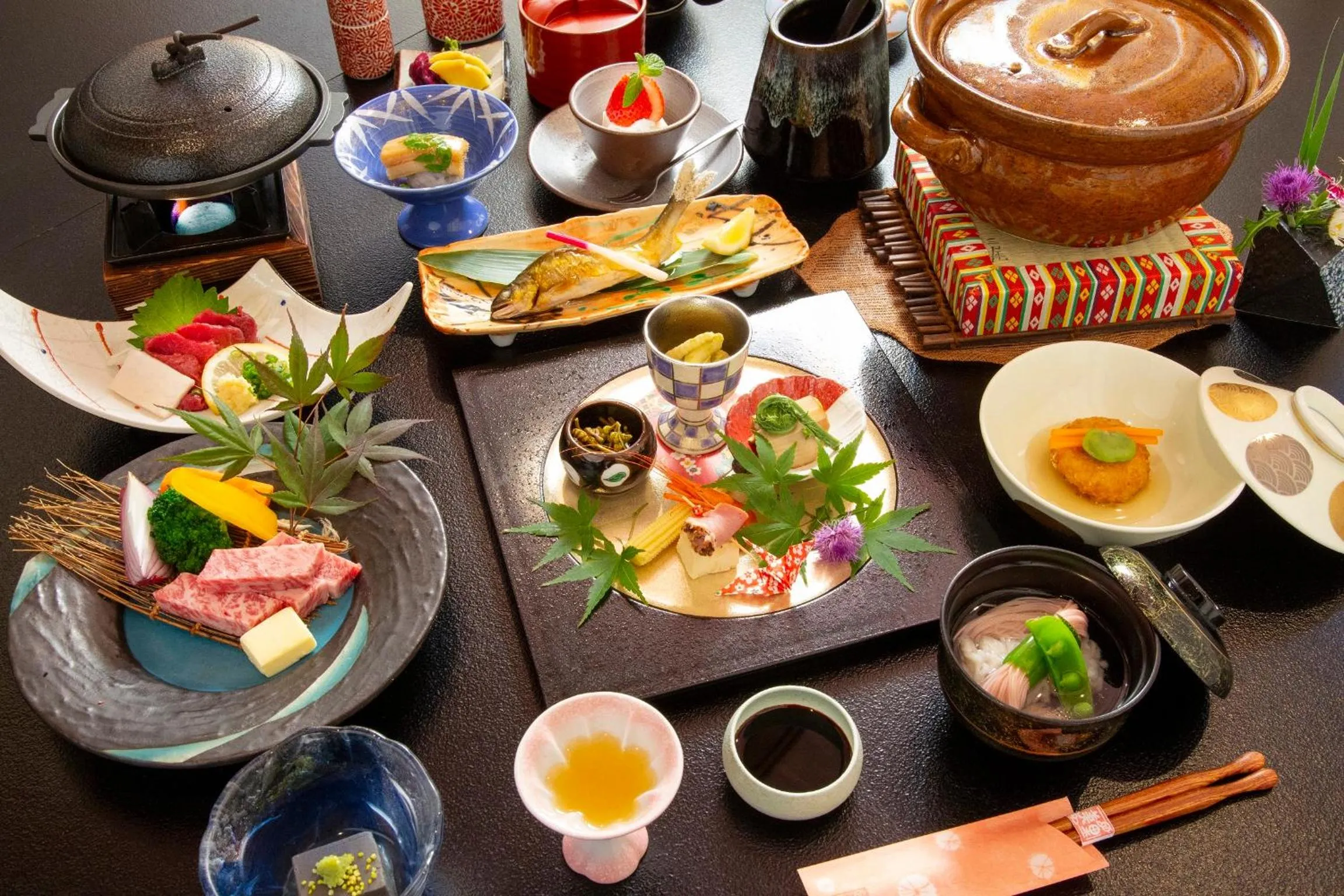 Dinner in Ryokan Misato