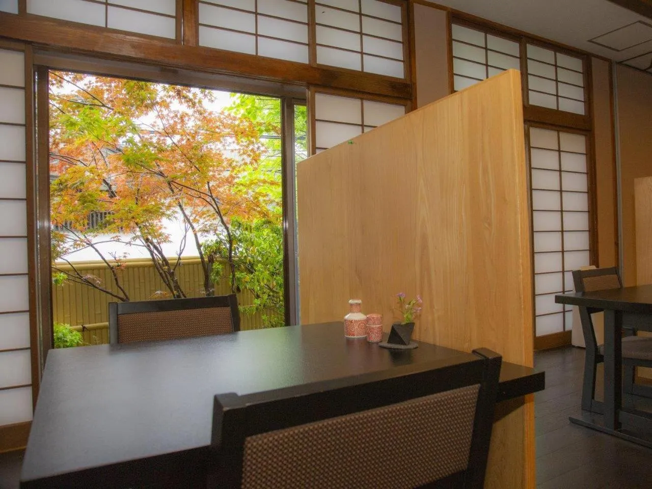 Dining area in Ryokan Misato