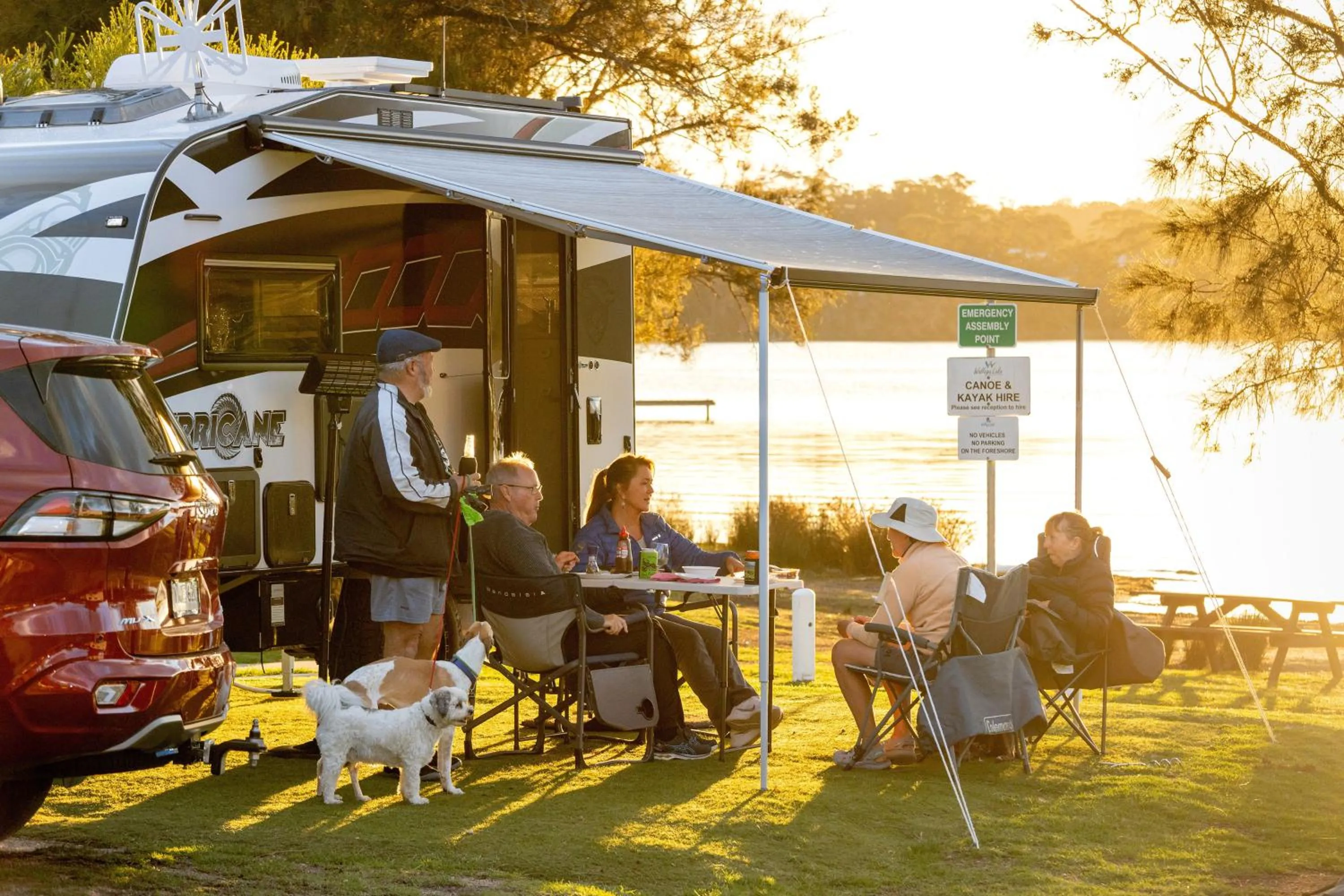 People in BIG4 Wallaga Lake Holiday Park