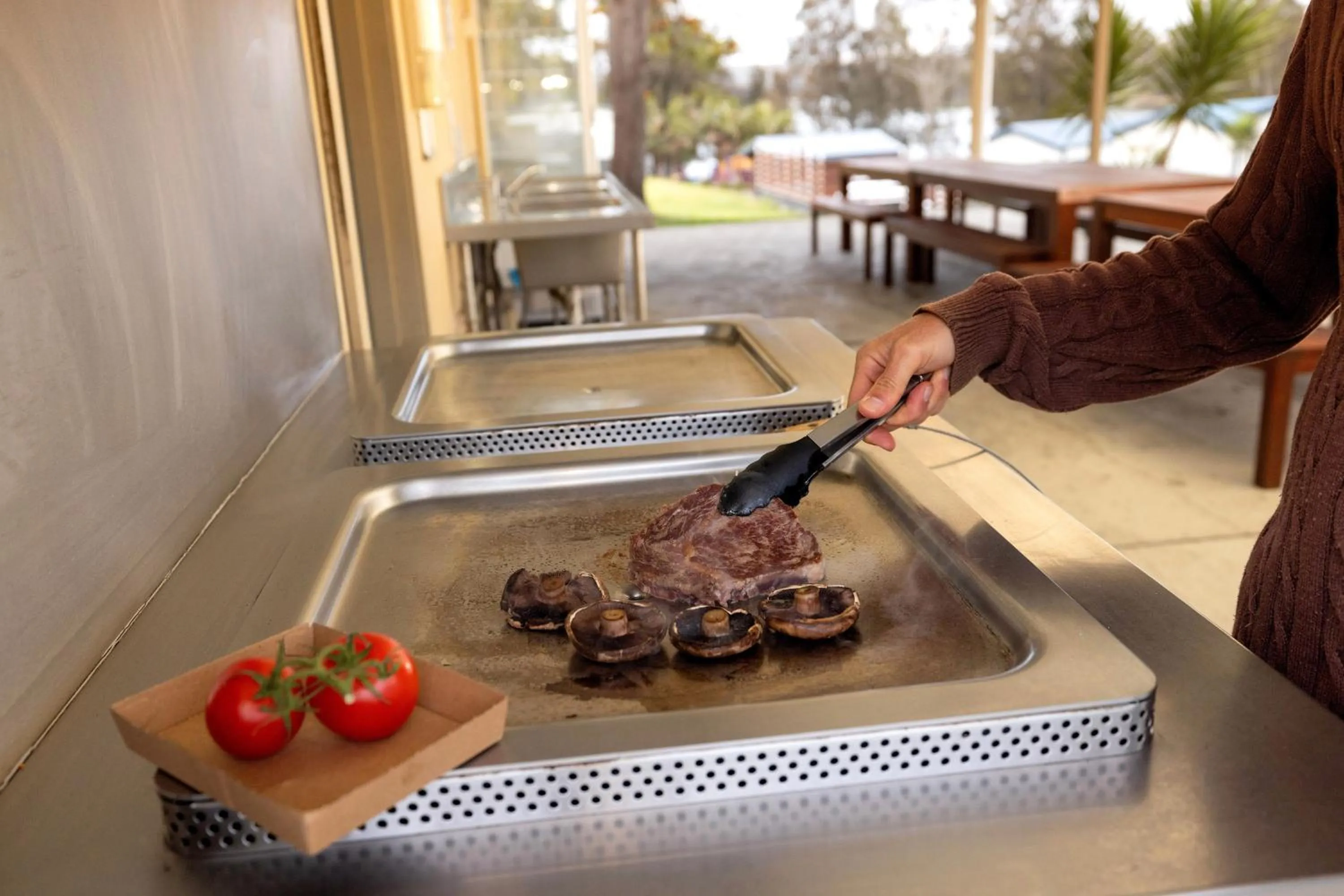 BBQ facilities in BIG4 Wallaga Lake Holiday Park