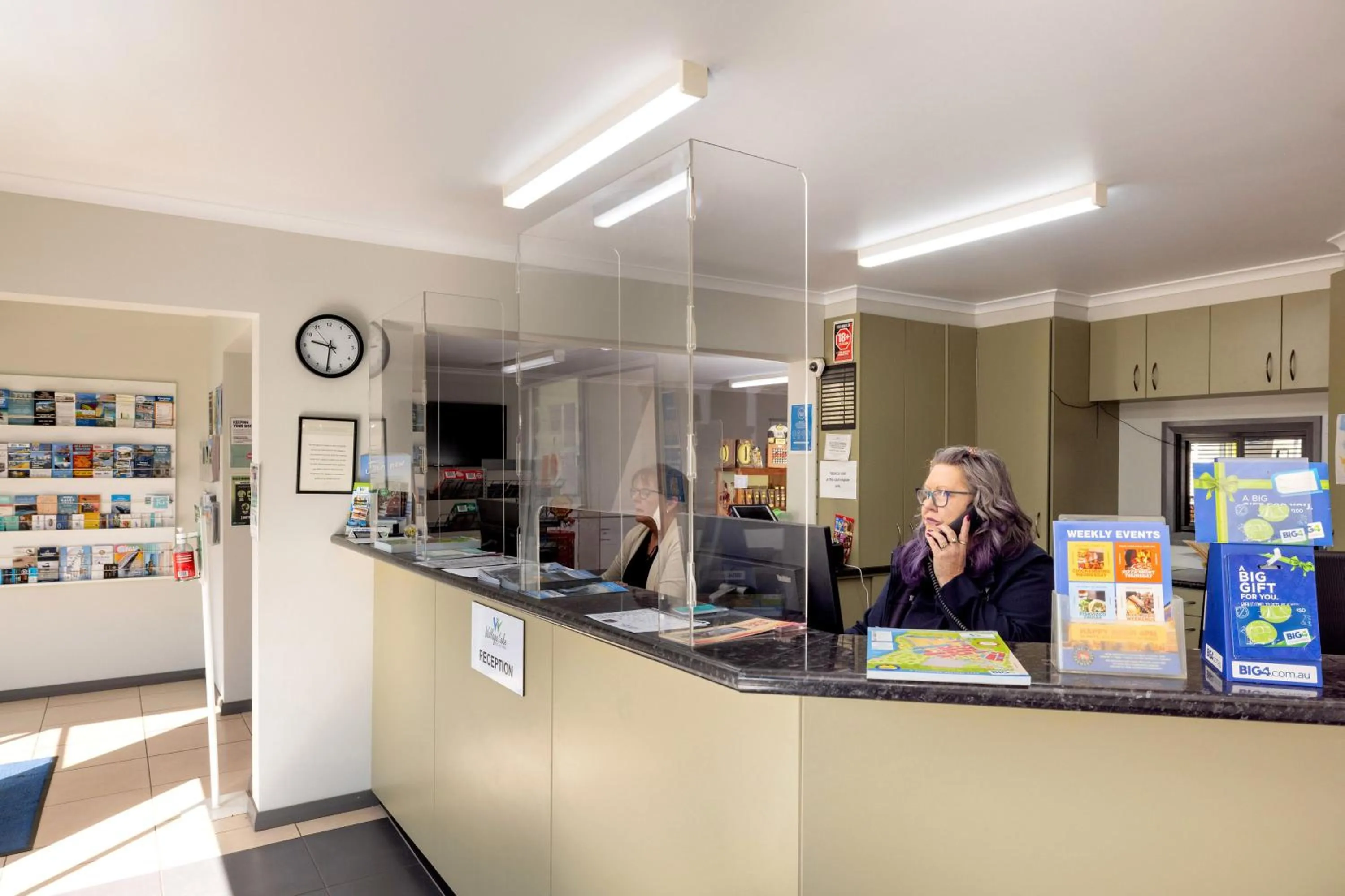 Lobby or reception in BIG4 Wallaga Lake Holiday Park