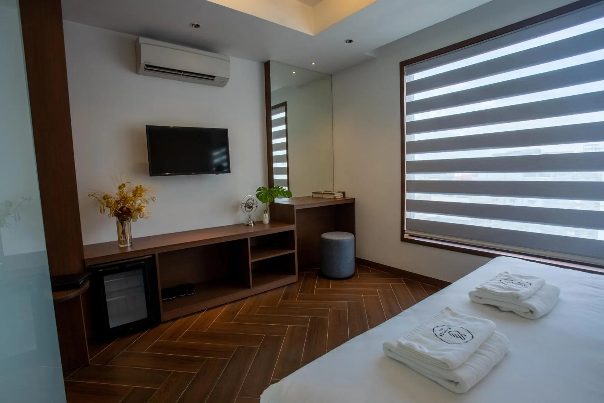 Bed in Riverside Hotel