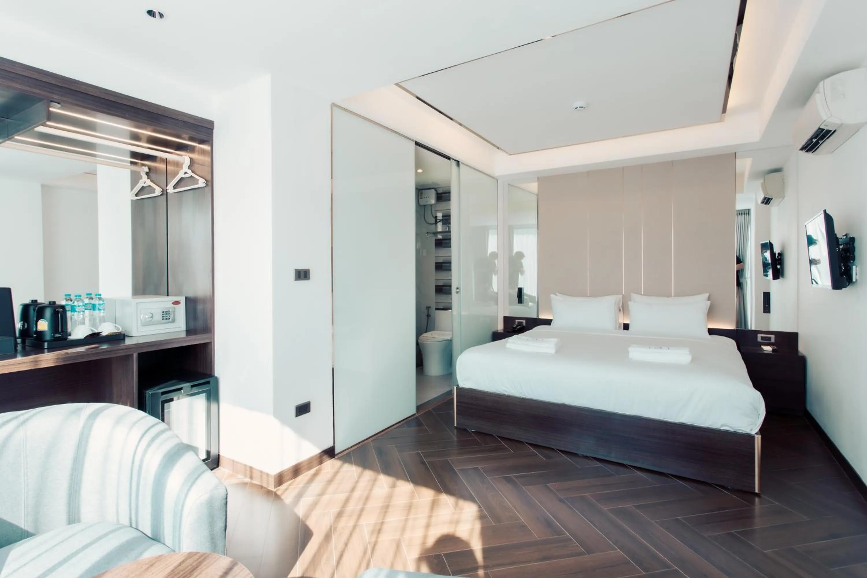 Bed in Riverside Hotel