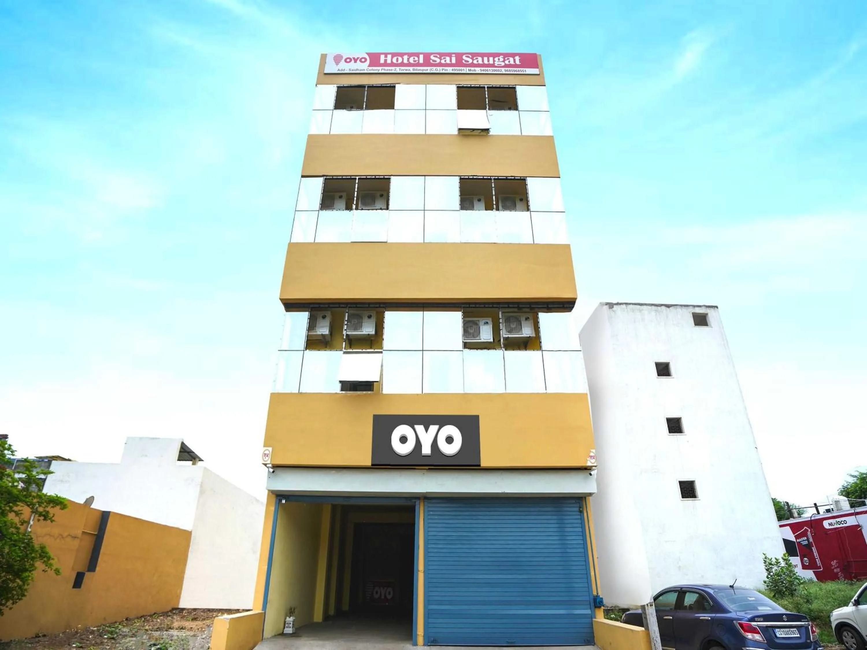 Facade/entrance in Hotel O Sai Saugat