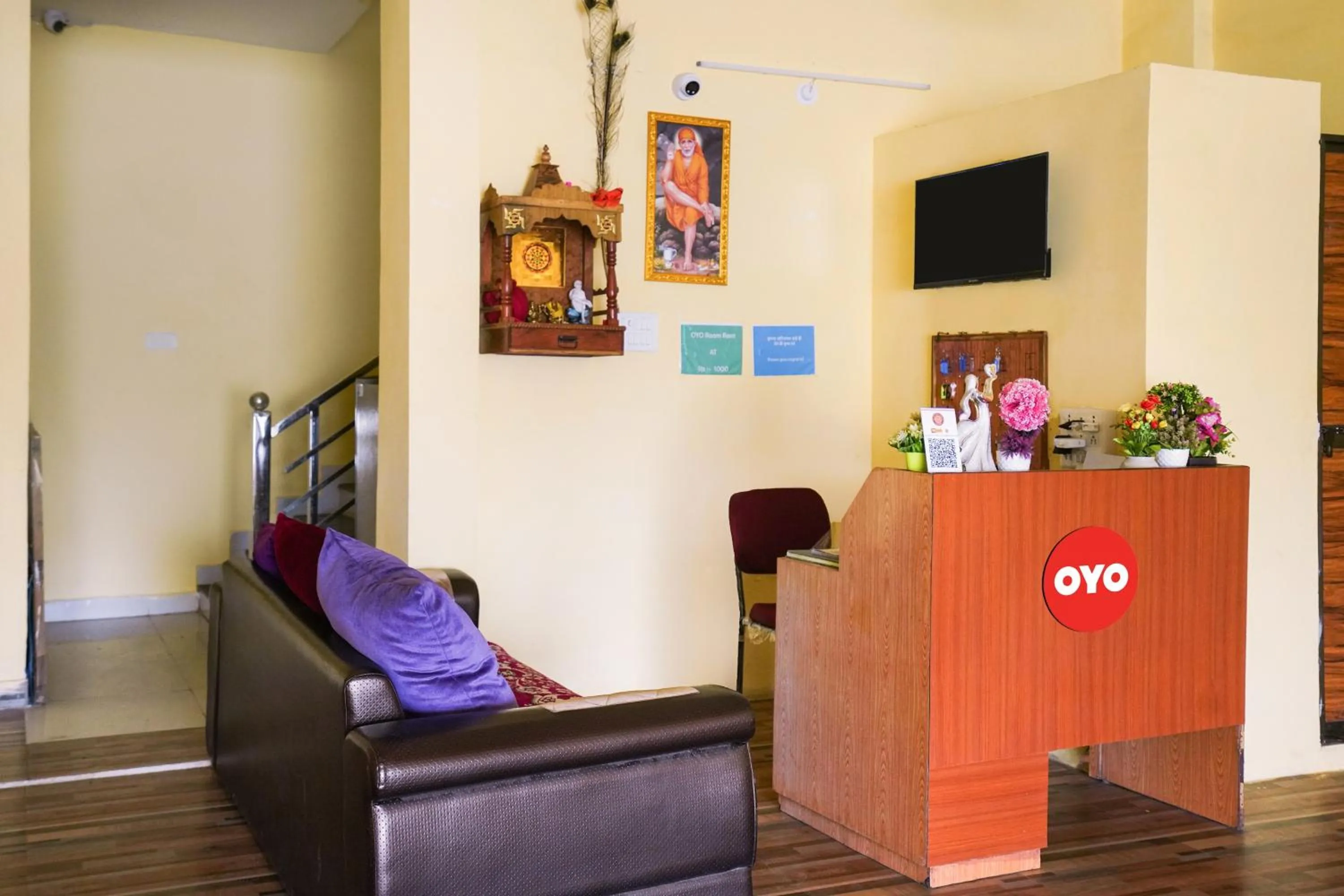 Lobby or reception in Hotel O Sai Saugat