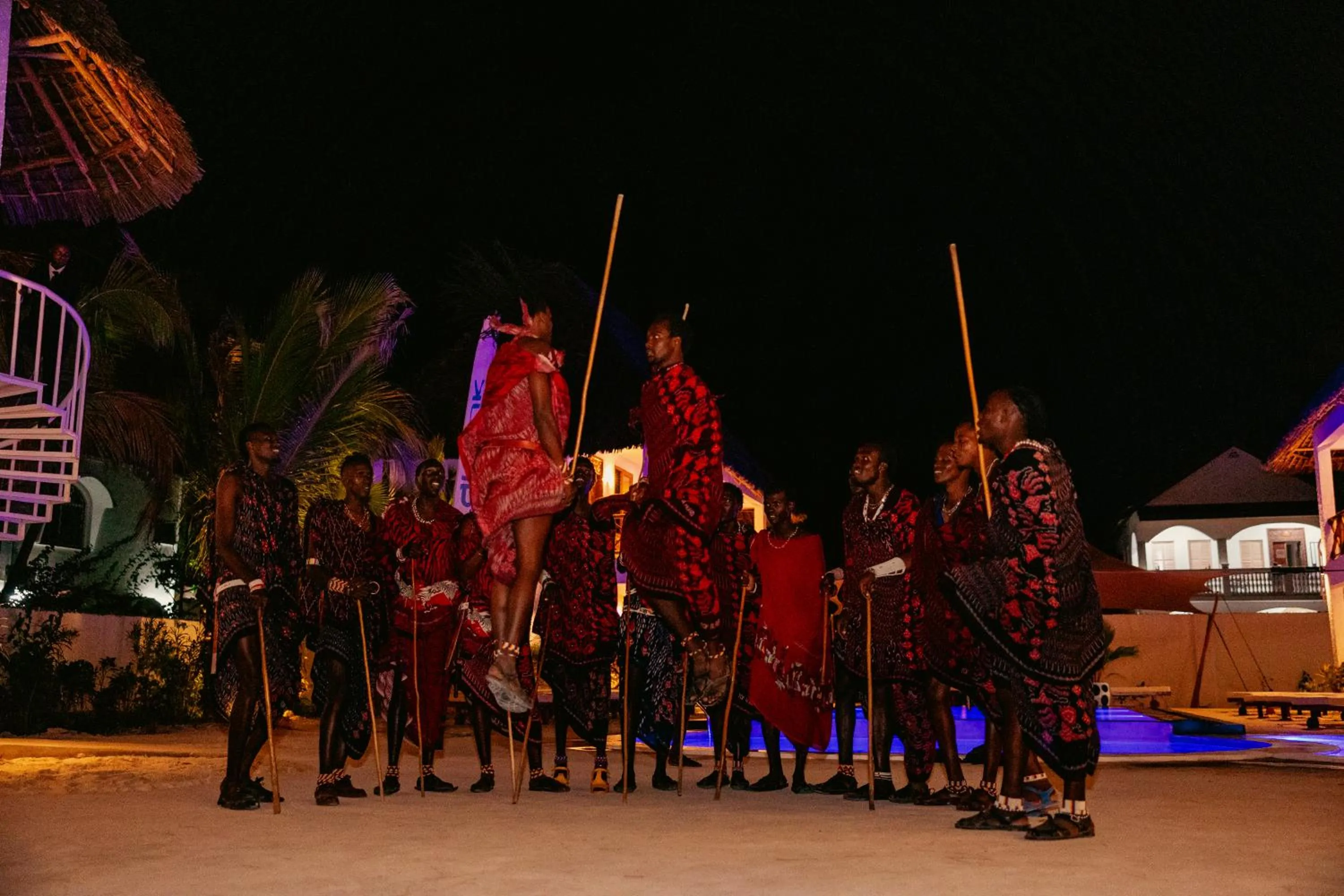 Evening entertainment in Mayai Ocean Resort