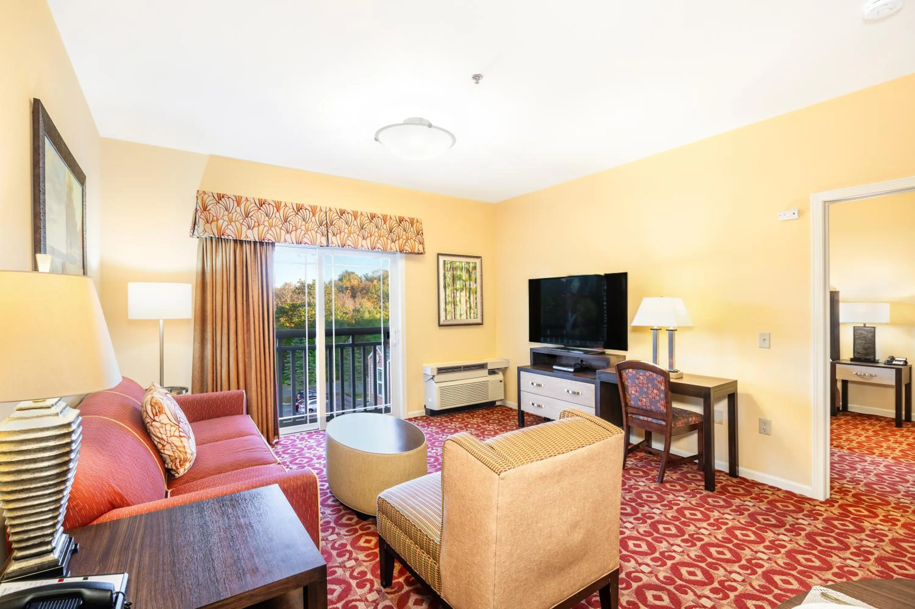 Living room in Berkshire Mountain Lodge
