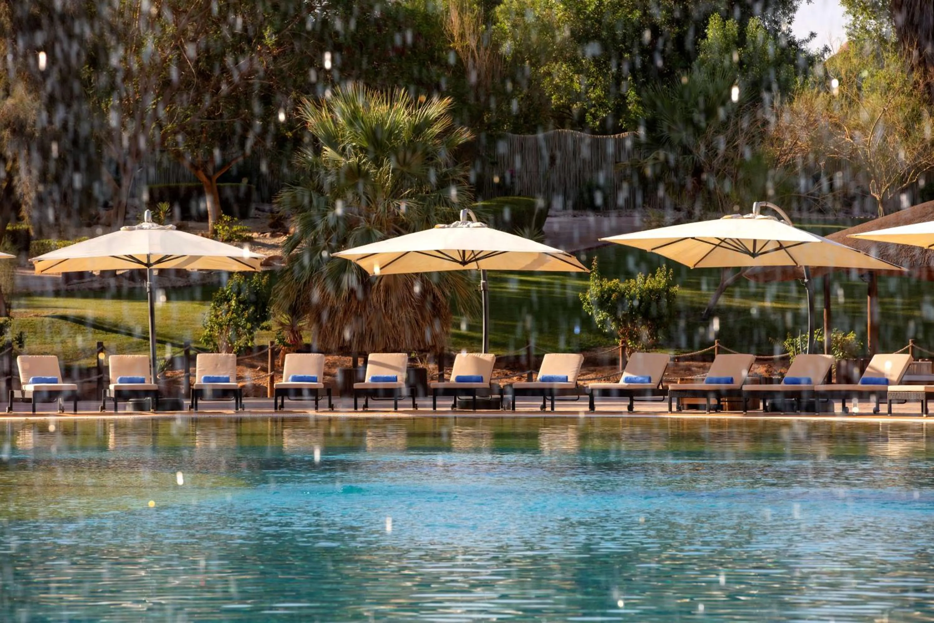 Pool view in Nofa Riyadh, A Radisson Collection Resort