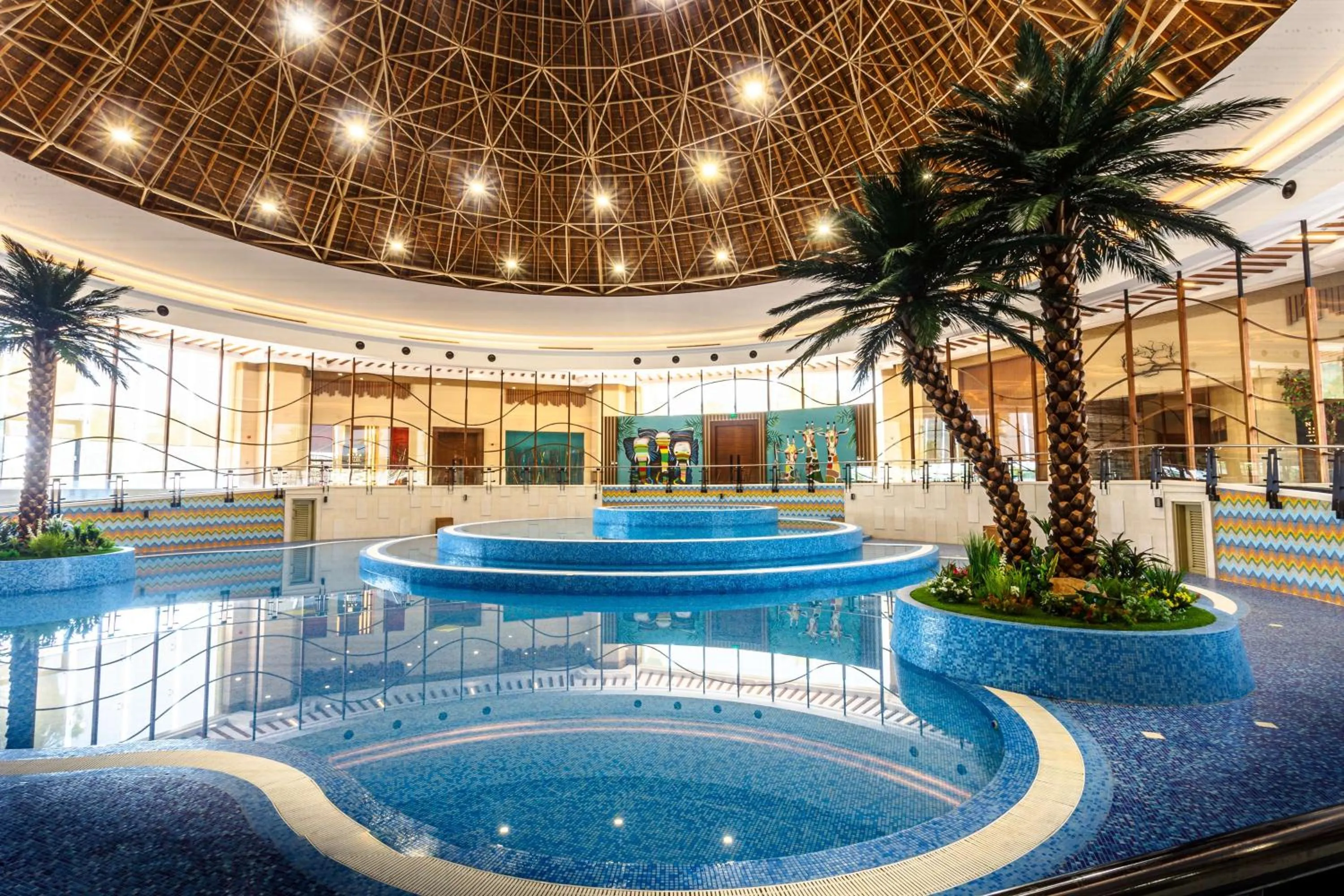 Pool view in Nofa Riyadh, A Radisson Collection Resort