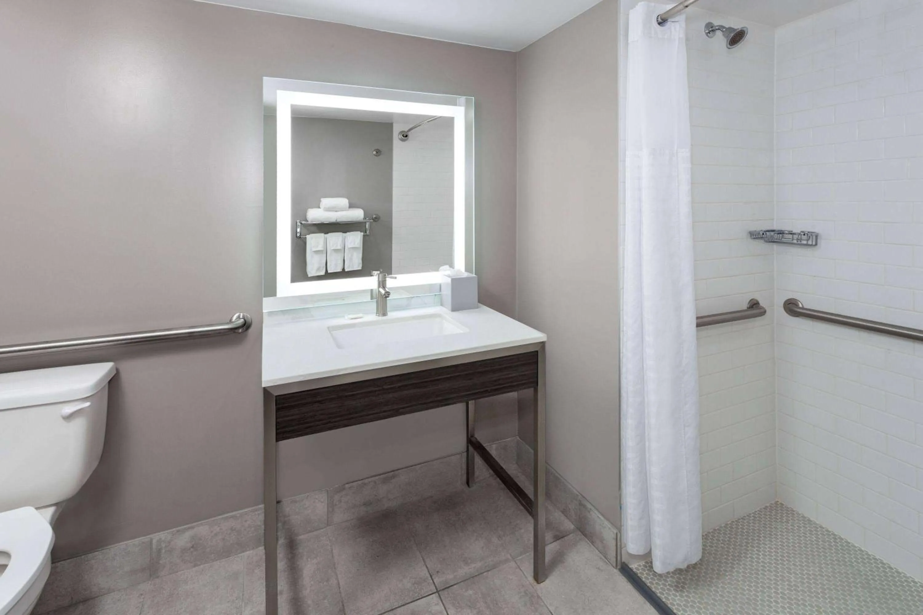 Shower in Super 8 by Wyndham Baltimore Northwest