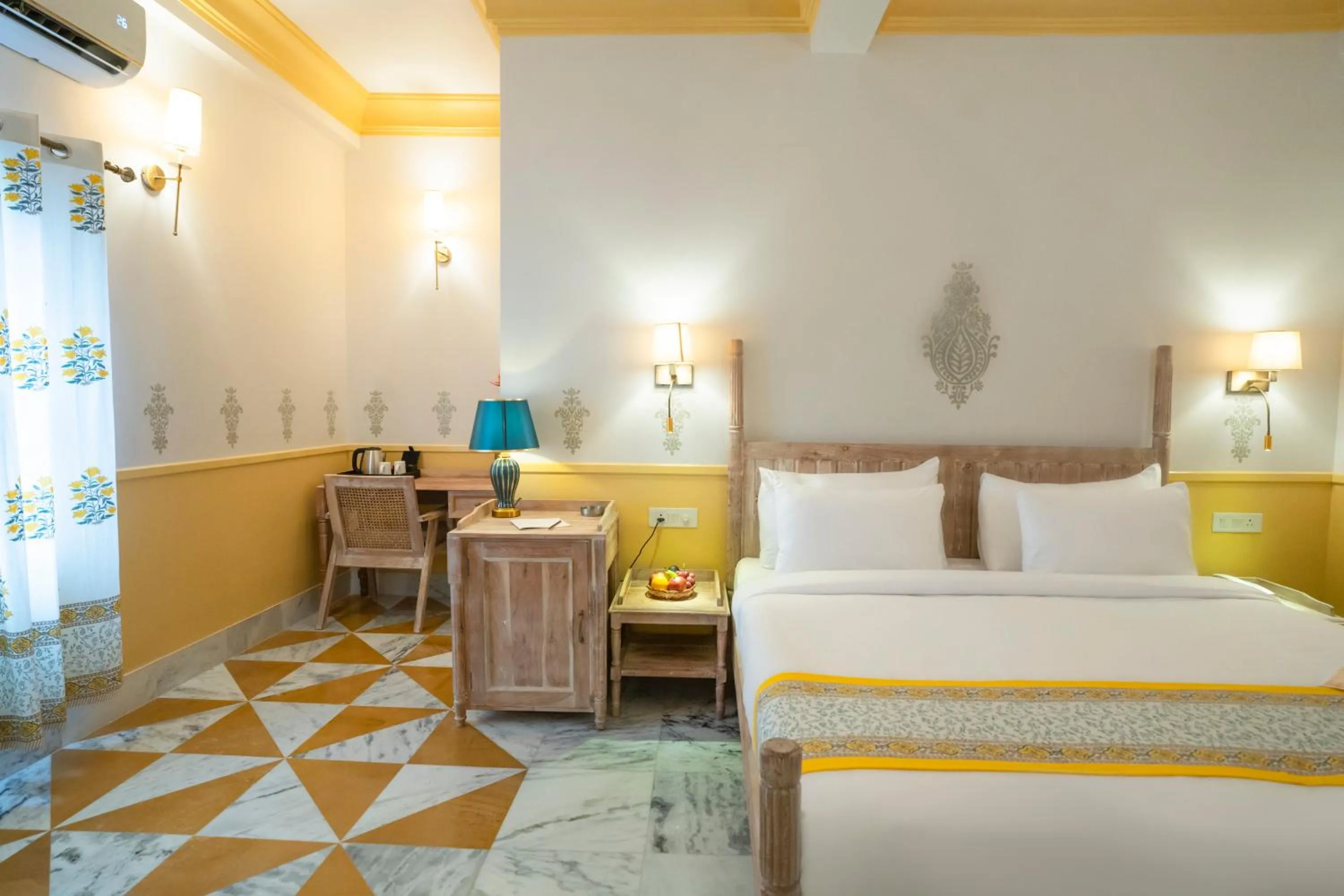 Photo of the whole room, Bed in Dev Mahal - A Boutique Heritage Hotel