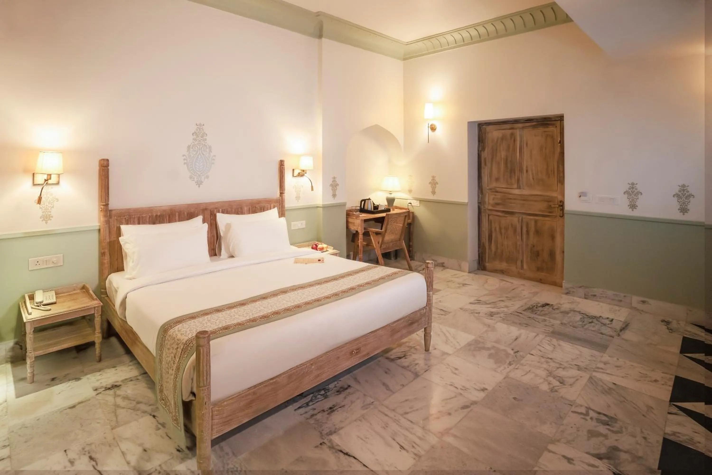 Photo of the whole room, Bed in Dev Mahal - A Boutique Heritage Hotel