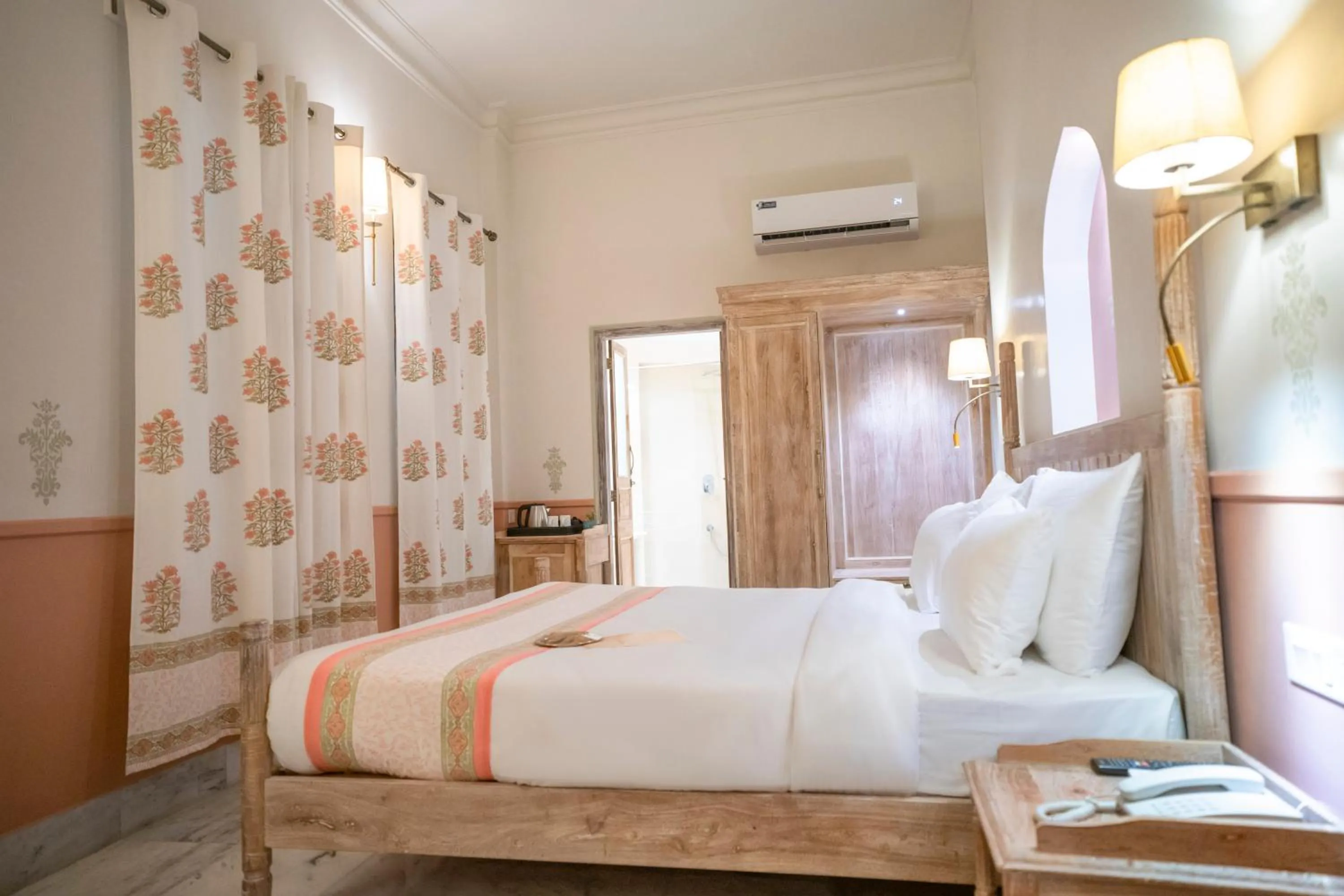 Bed in Dev Mahal - A Boutique Heritage Hotel