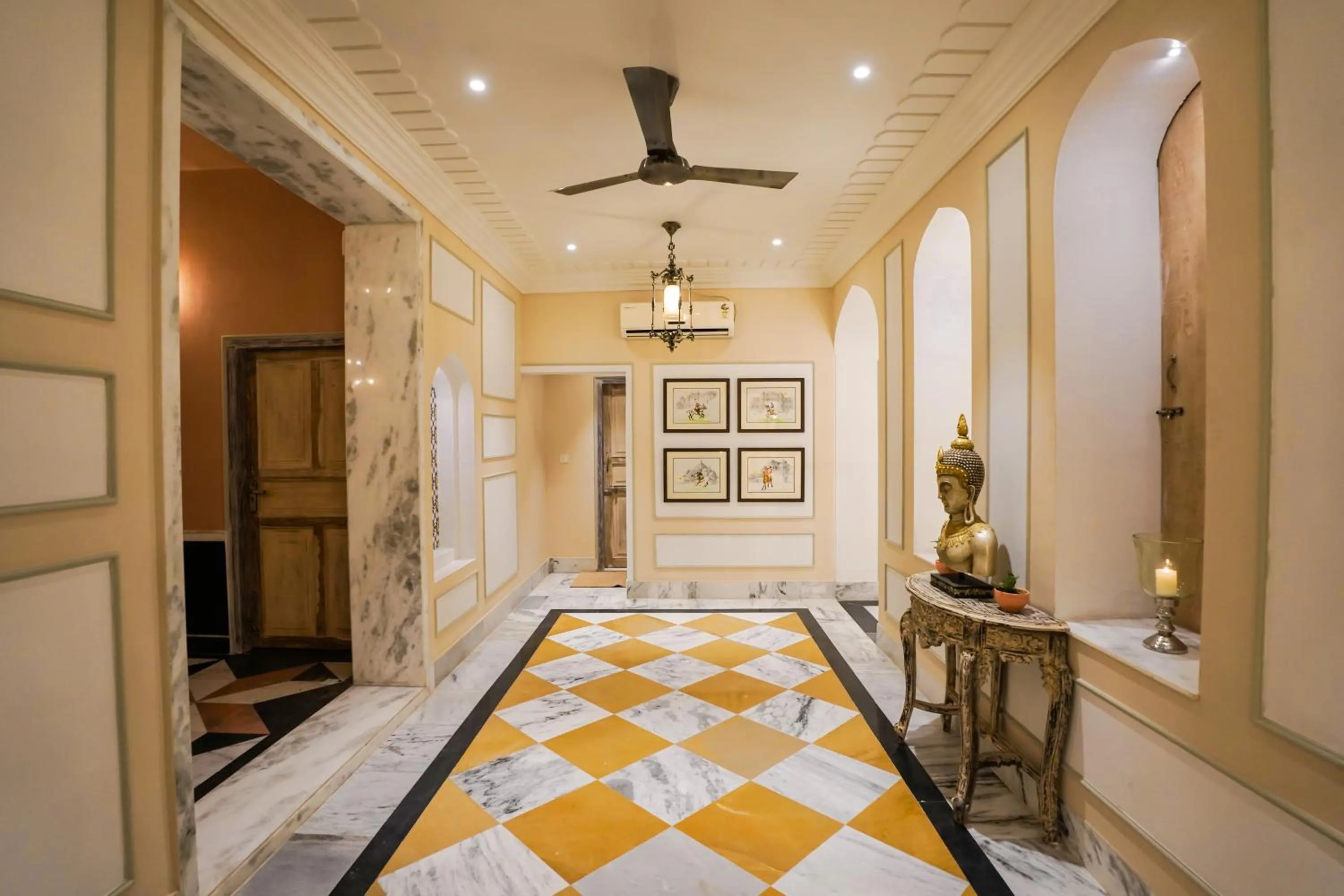 Lobby or reception, Bed in Dev Mahal - A Boutique Heritage Hotel