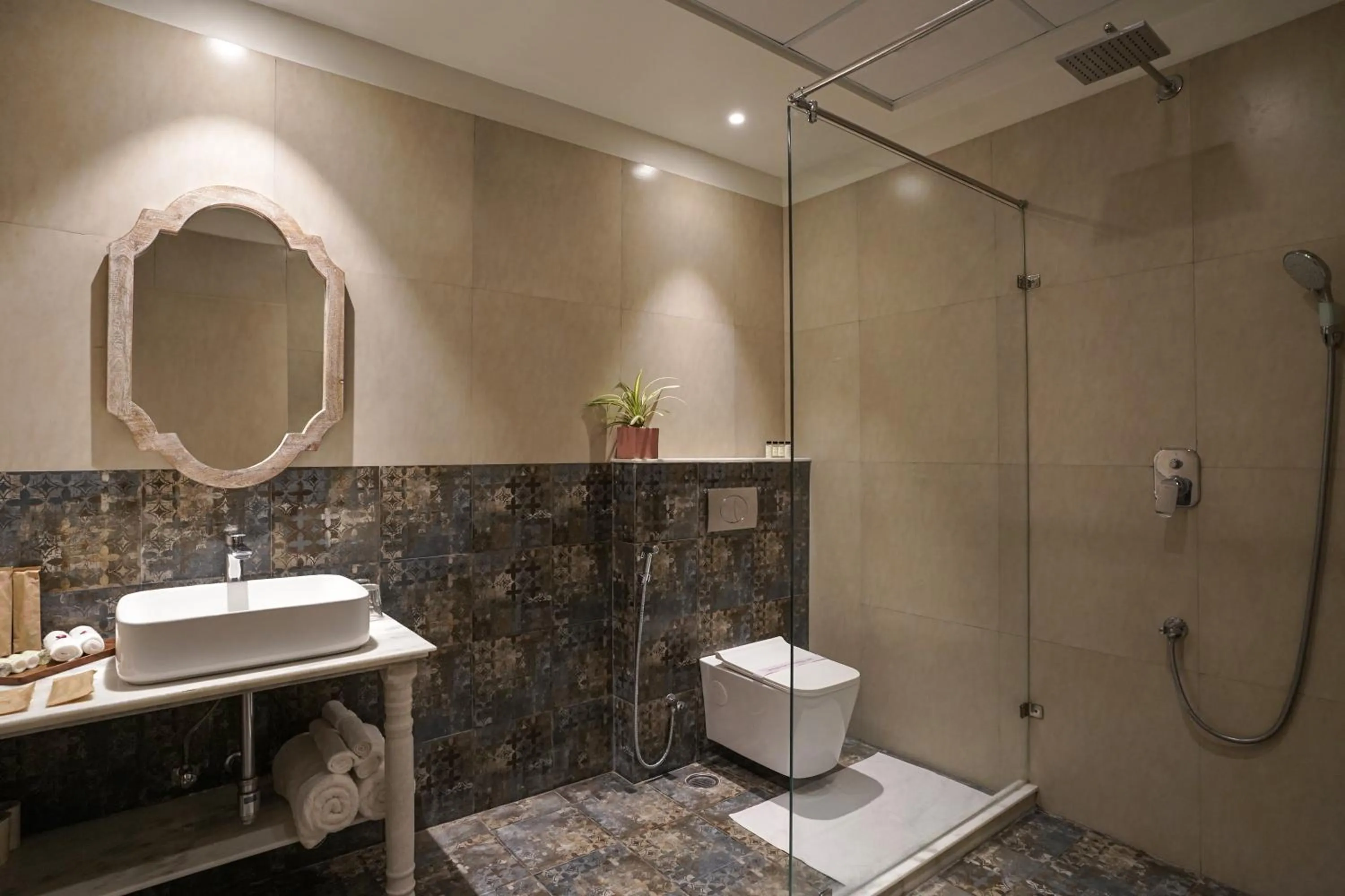 Shower in Dev Mahal - A Boutique Heritage Hotel