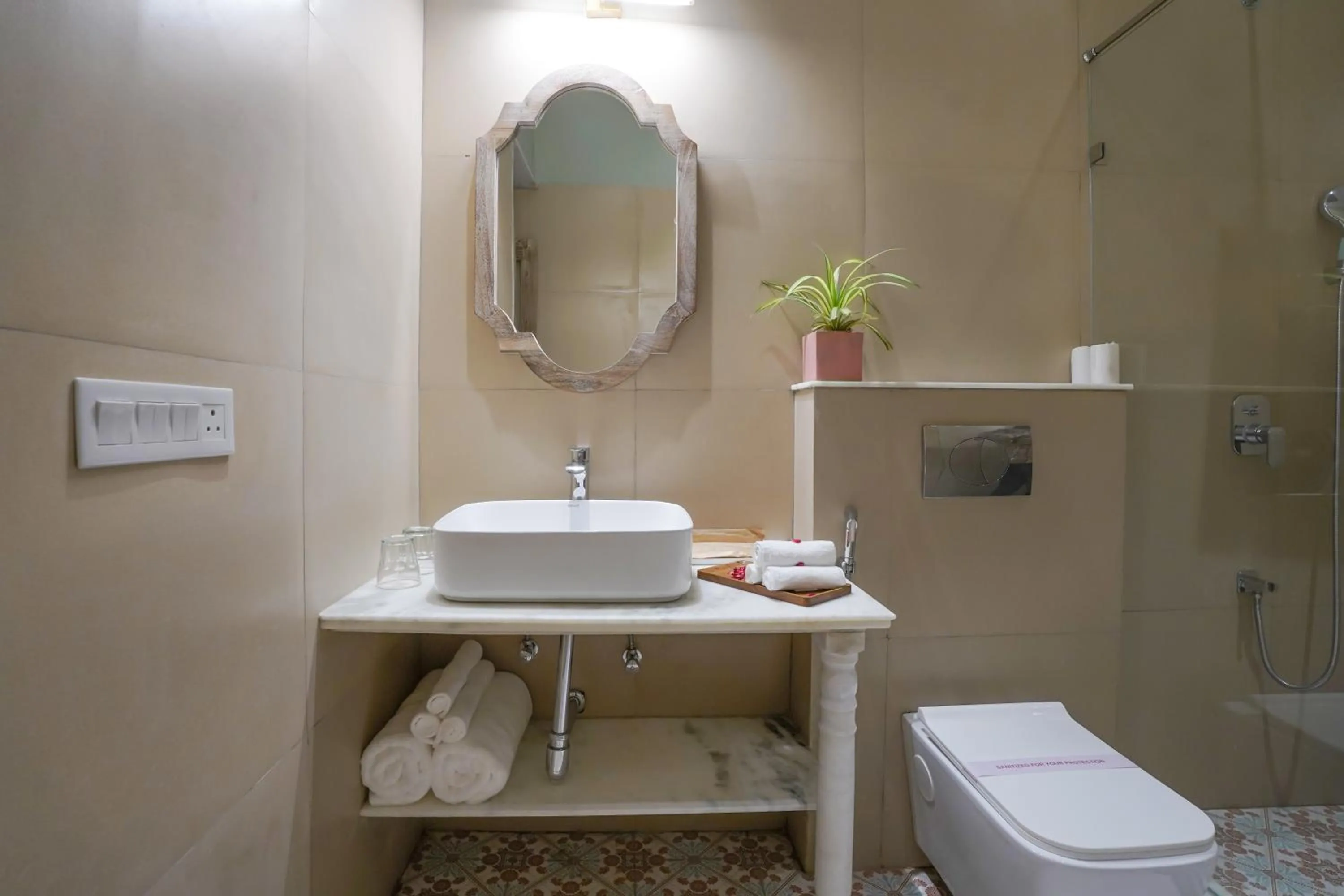 Toilet in Dev Mahal - A Boutique Heritage Hotel