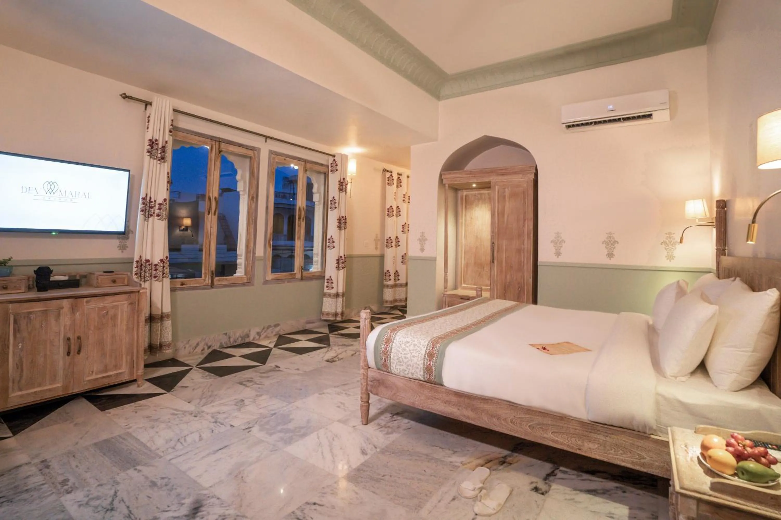 Bed in Dev Mahal - A Boutique Heritage Hotel