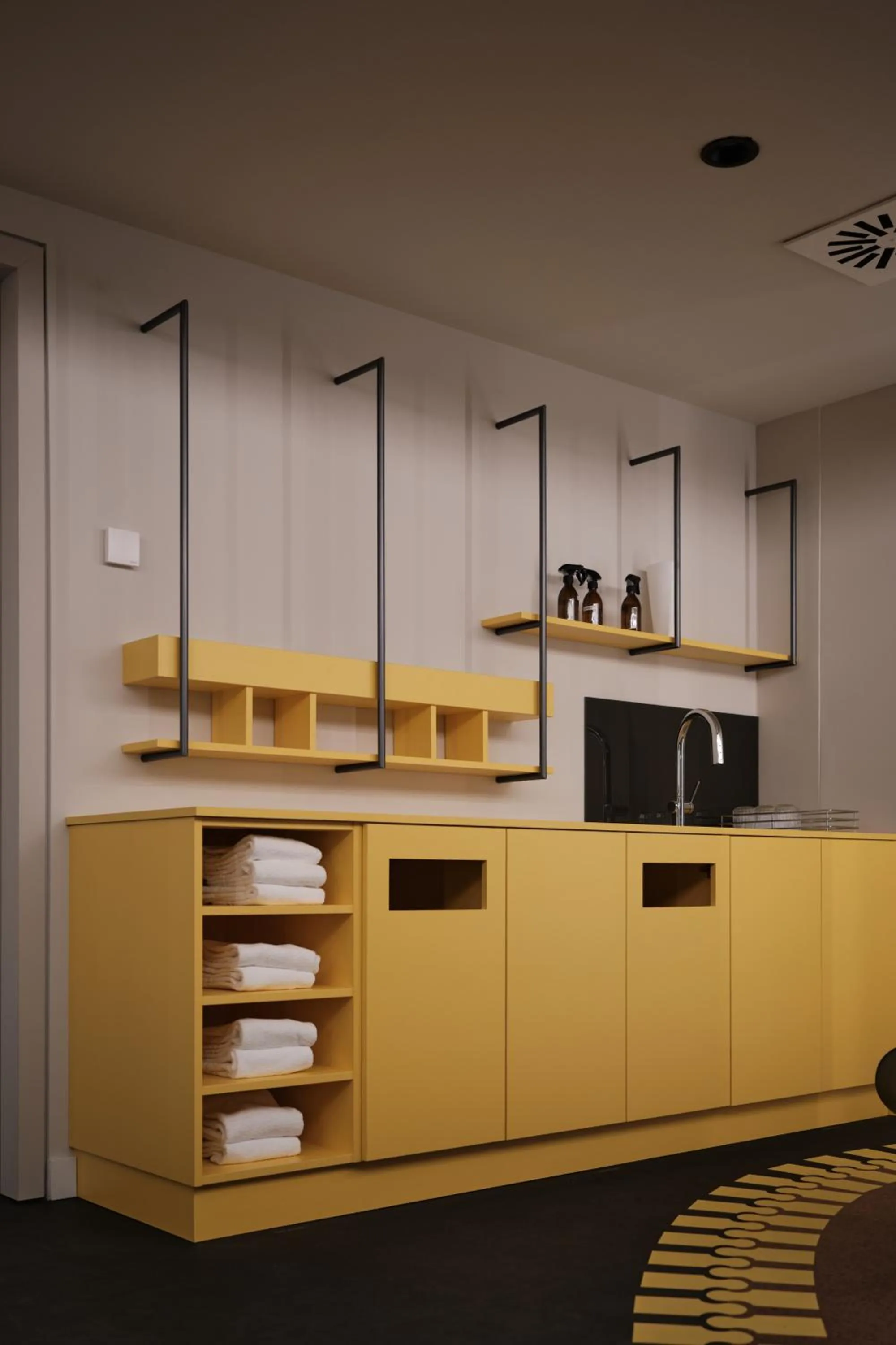 Fitness centre/facilities in The Zipper Hotel und Apartments