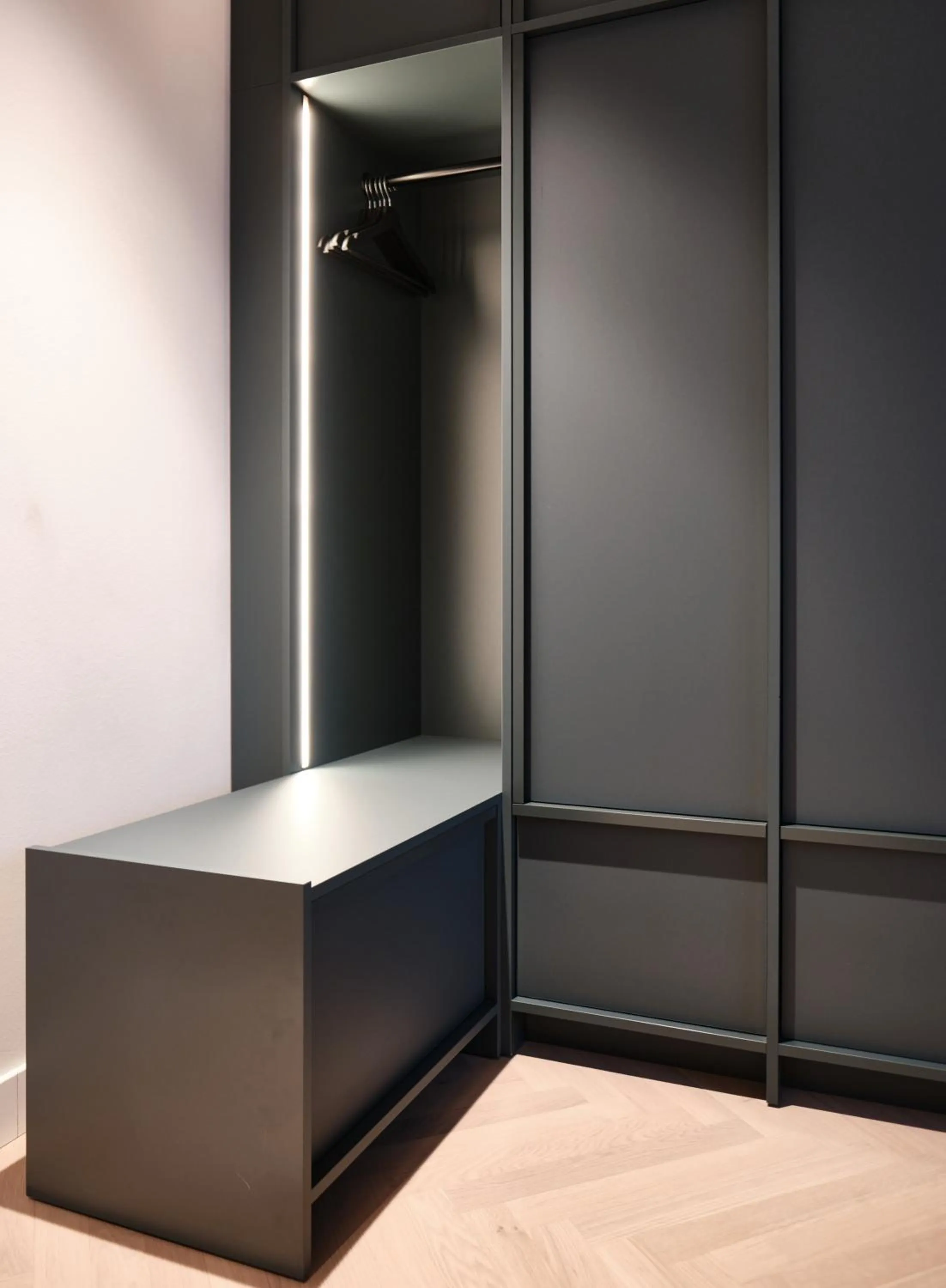 wardrobe in The Zipper Hotel und Apartments