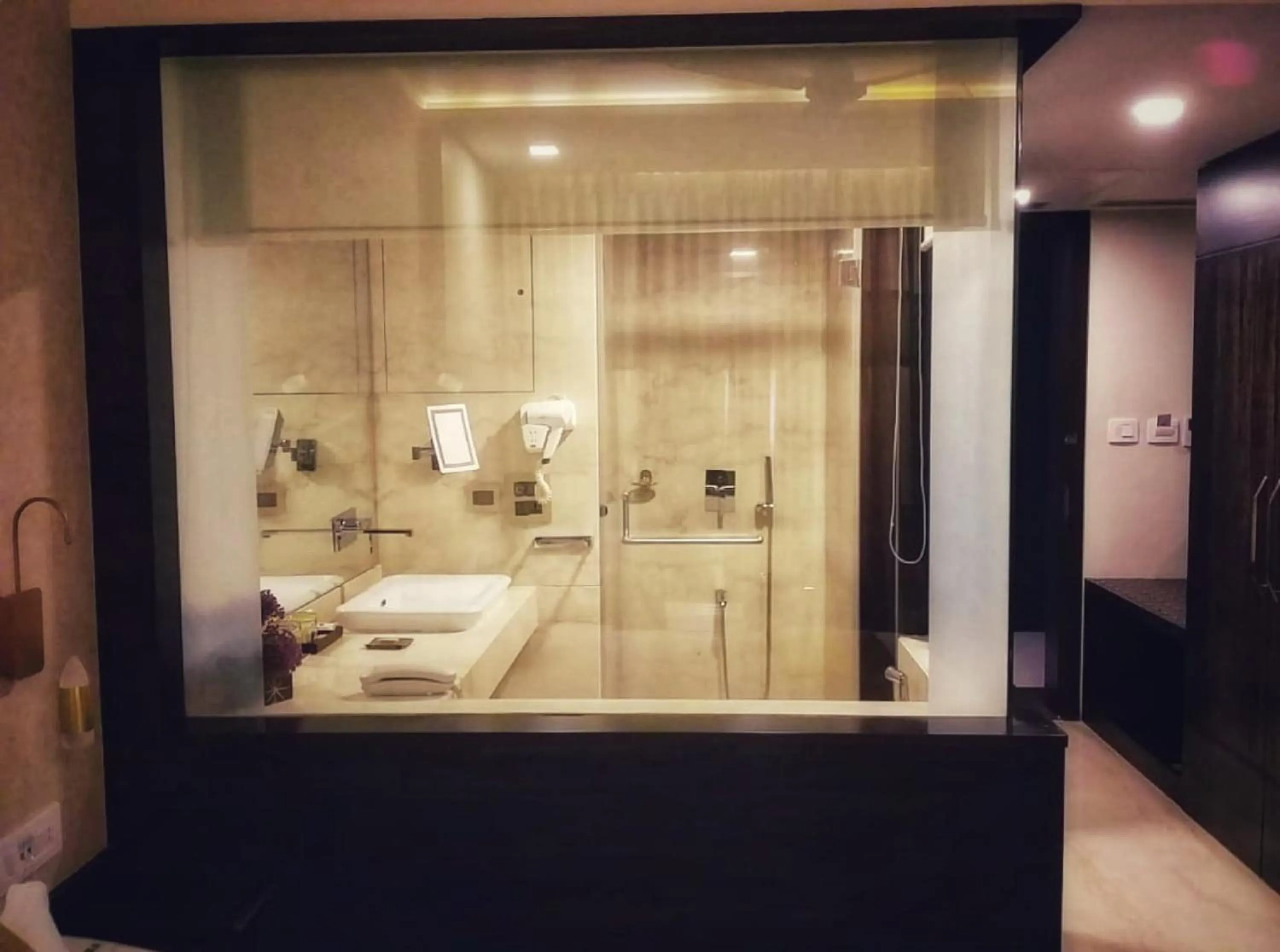 Shower in Kailash Parbat