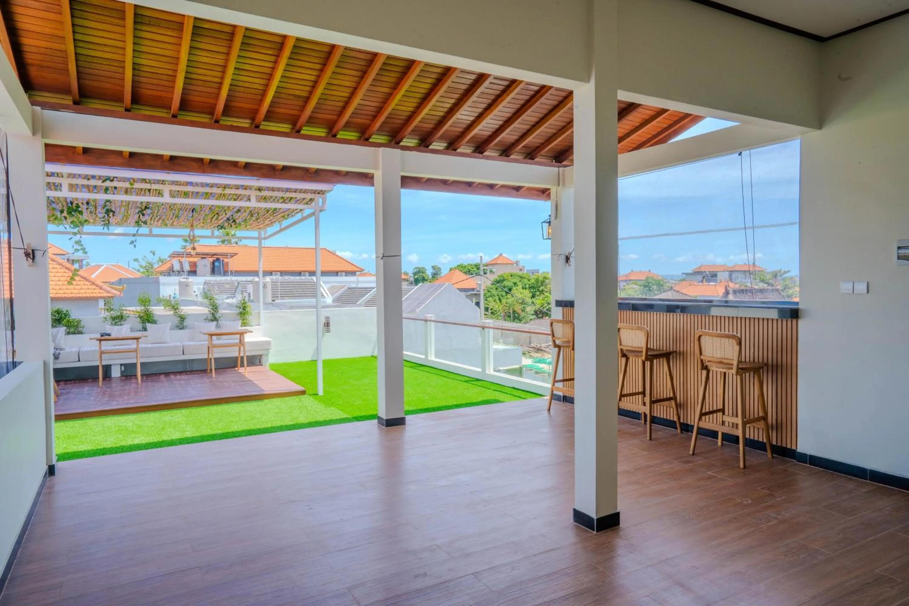 Seating area in Bagas Bagus Guesthouse