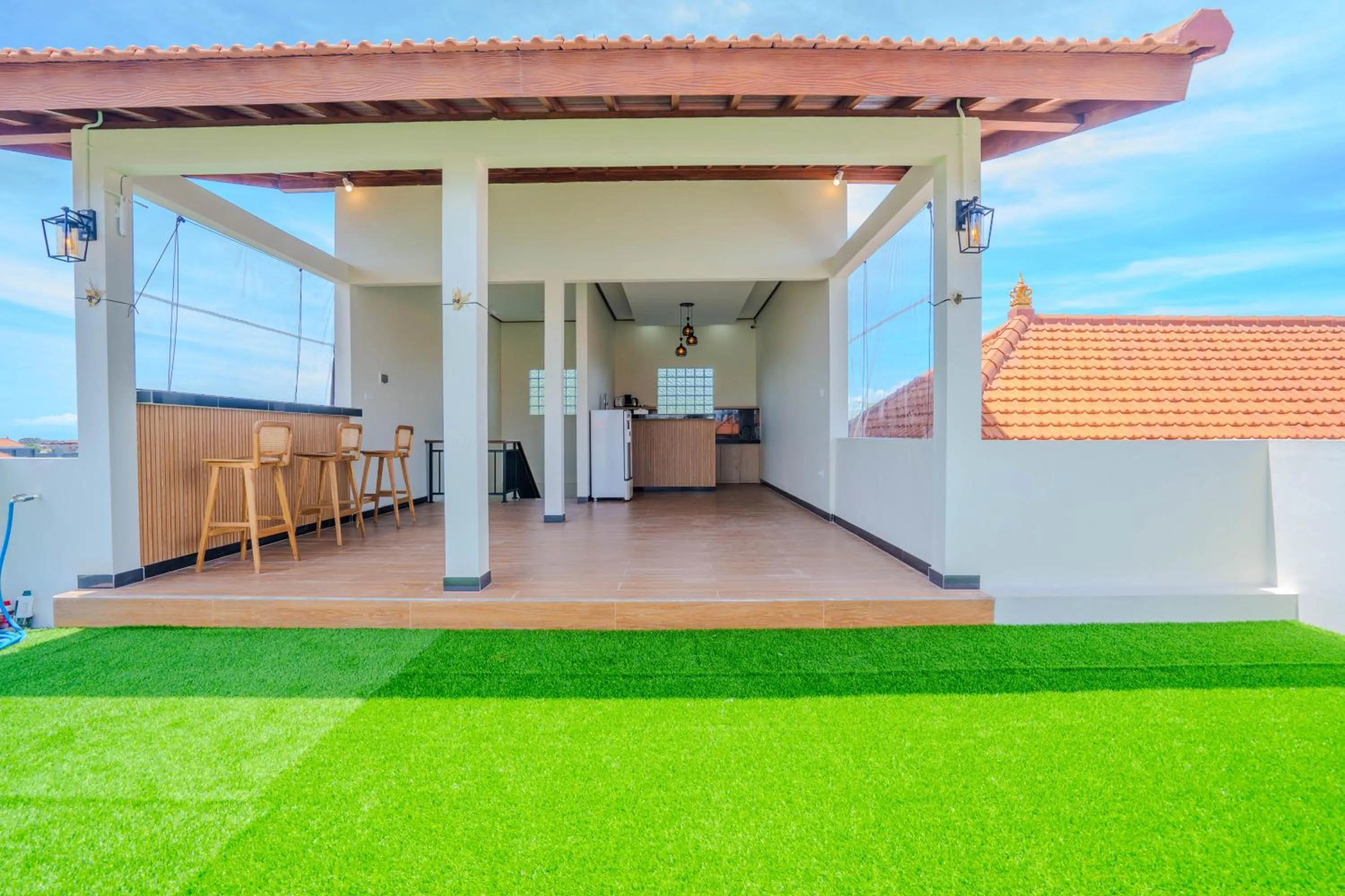 Seating area in Bagas Bagus Guesthouse