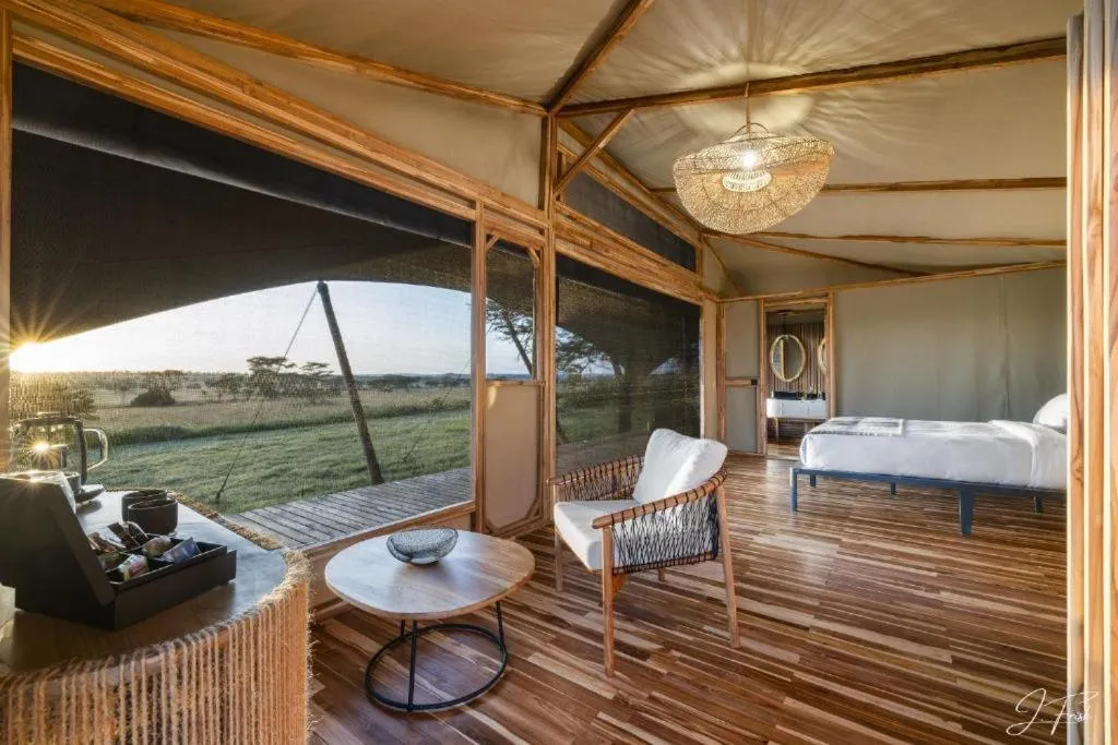 View (from property/room), Bed in Anantya Serengeti