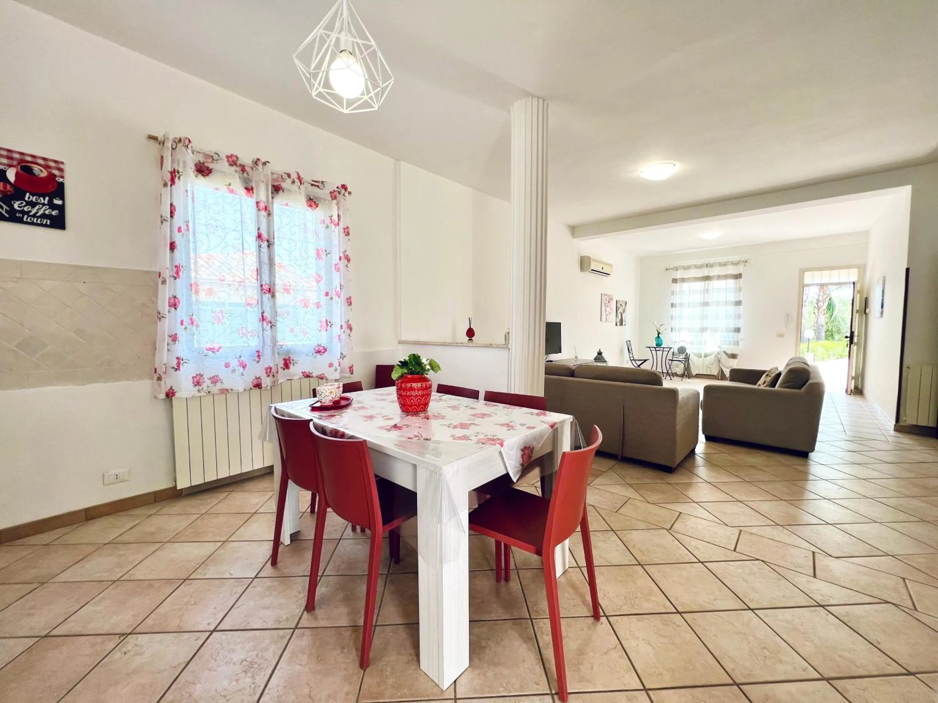 Living room in Villa Genova