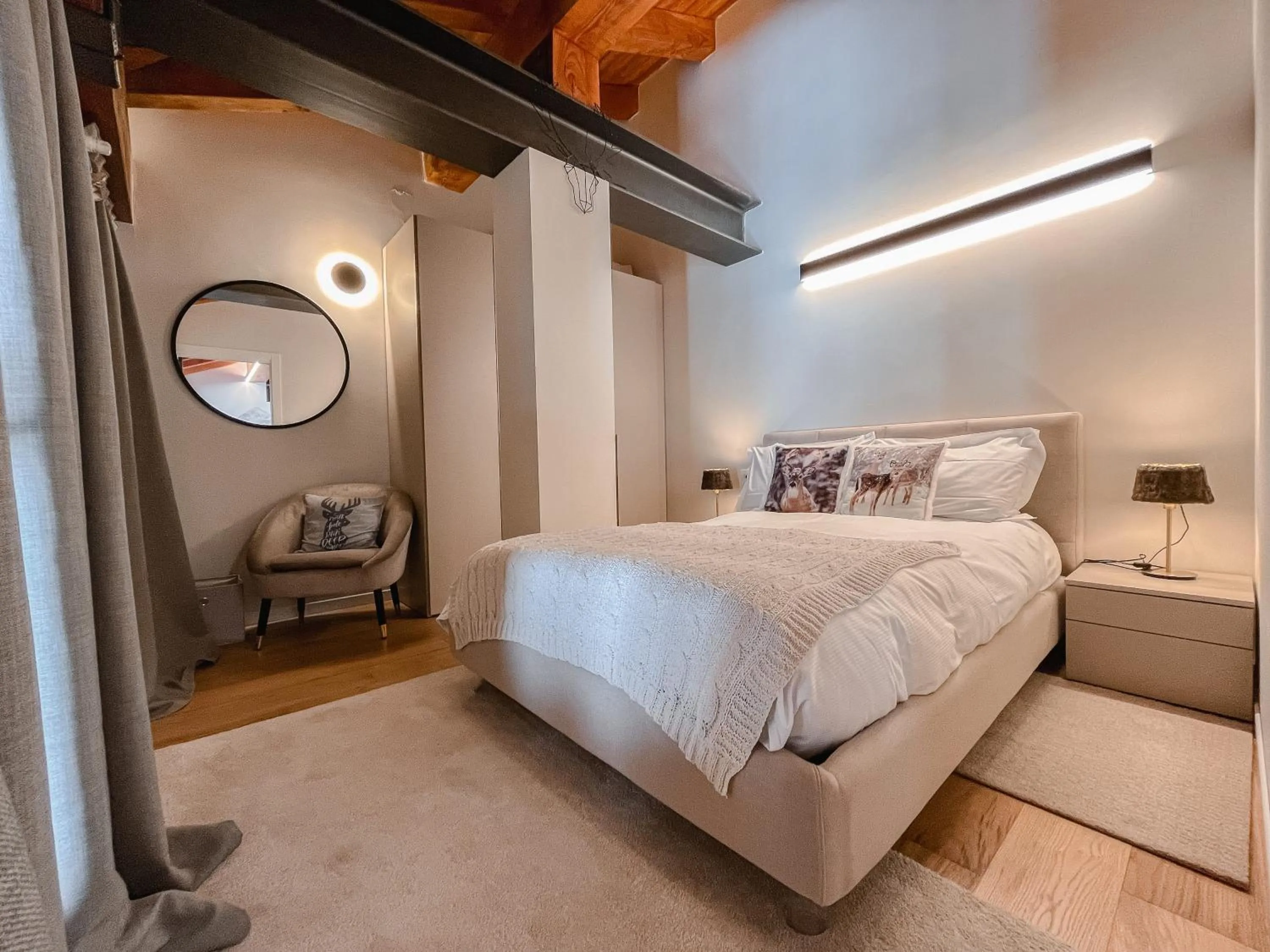 Bedroom in Maison Poluc hotel apartments