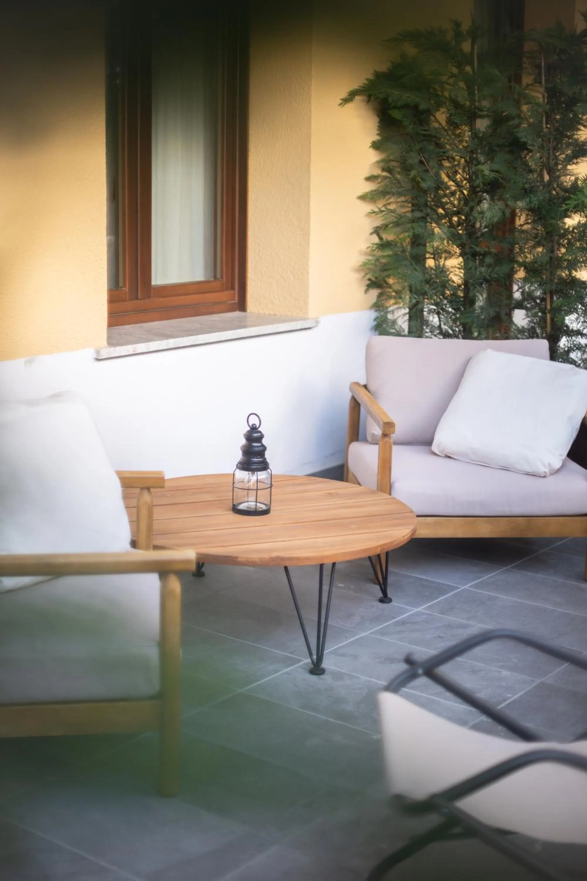 Balcony/Terrace in Maison Poluc hotel apartments