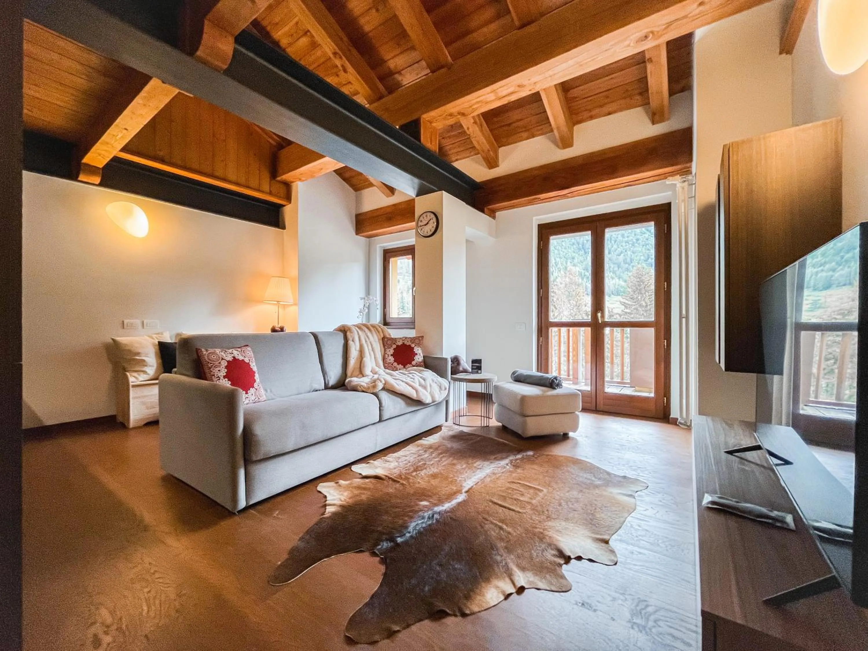Living room in Maison Poluc hotel apartments