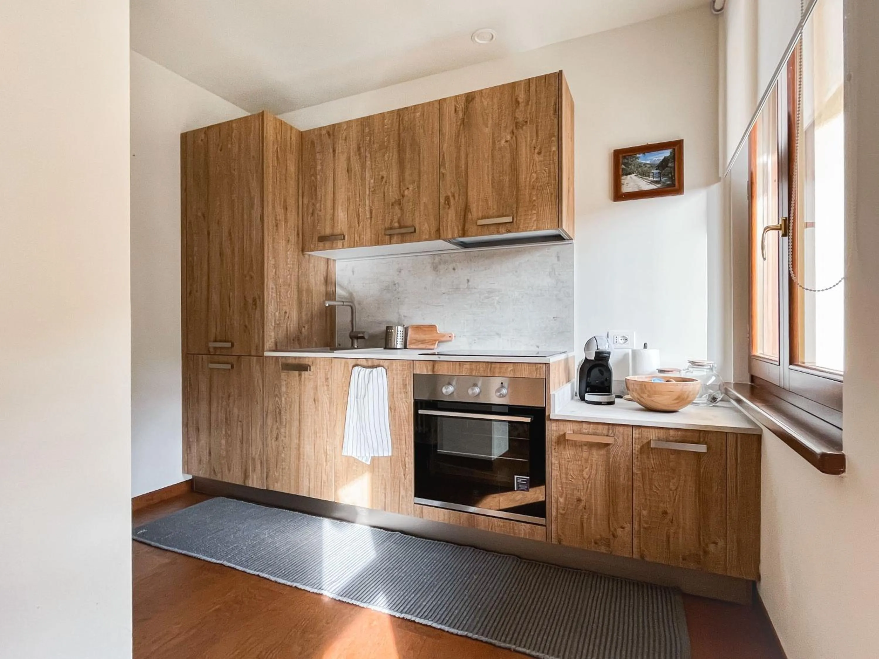 Kitchen or kitchenette in Maison Poluc hotel apartments