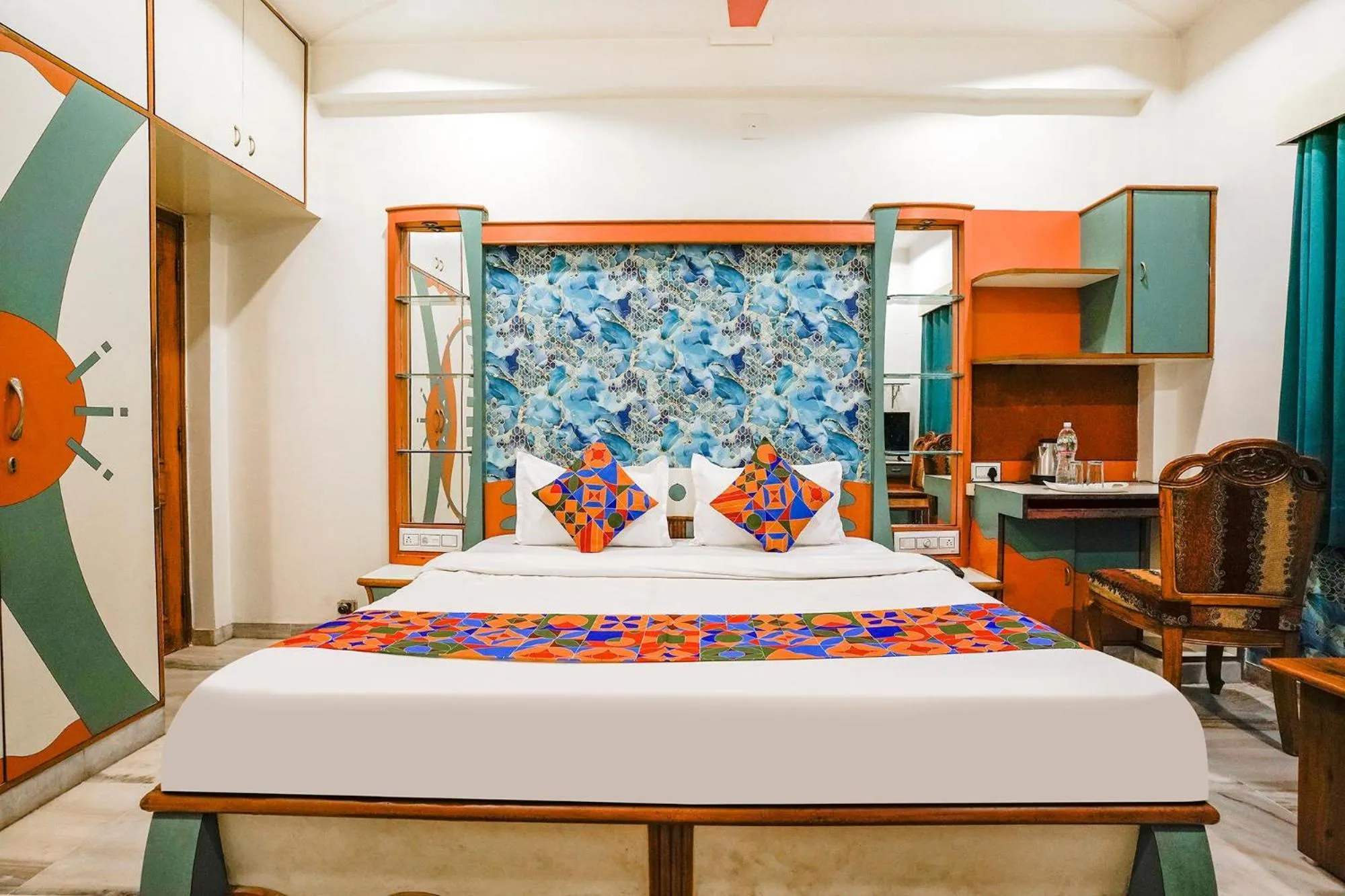 Bed in FabHotel Rest & Peace